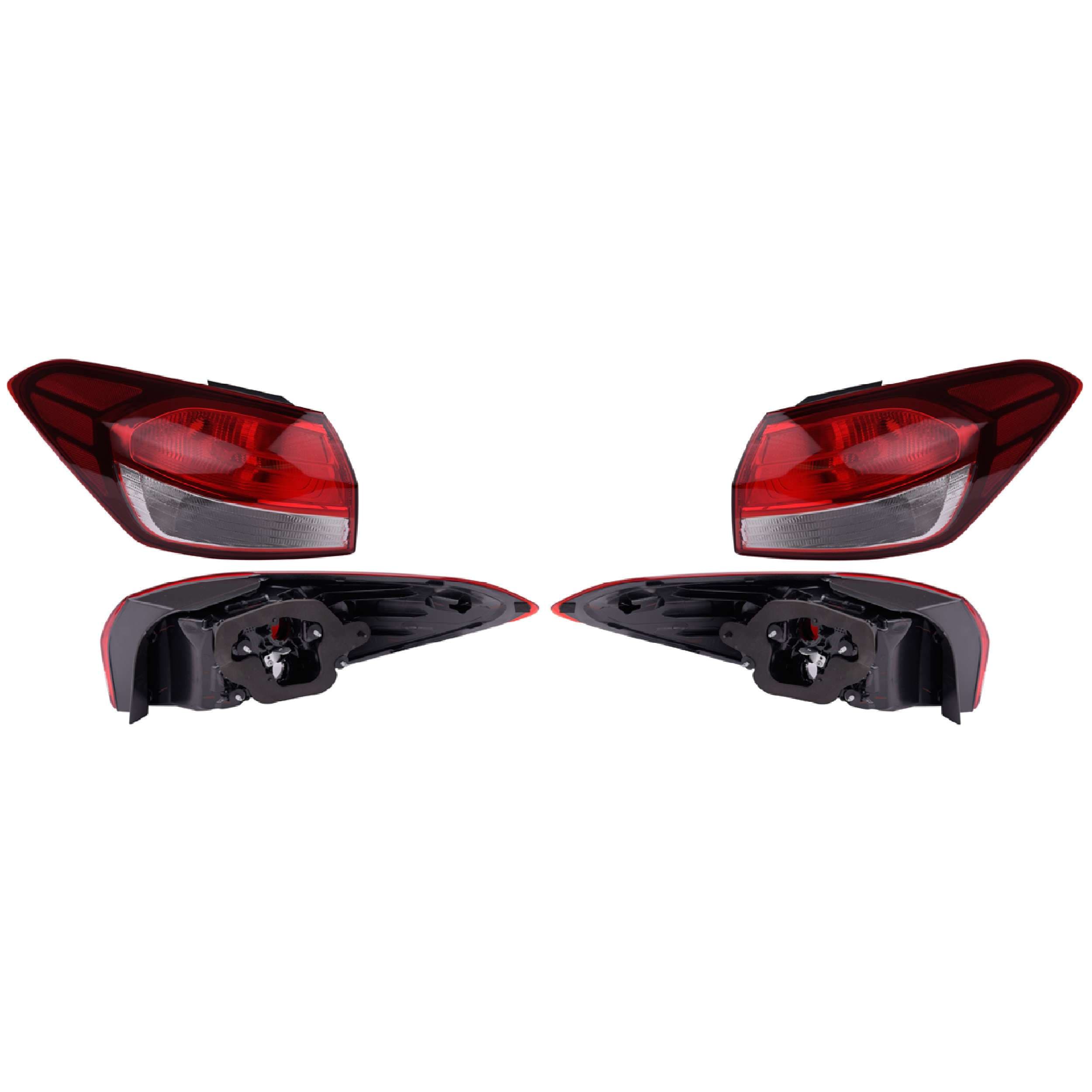 Par Calaveras Exteriores Para Kia Forte Sedan 2017-2018 Depo