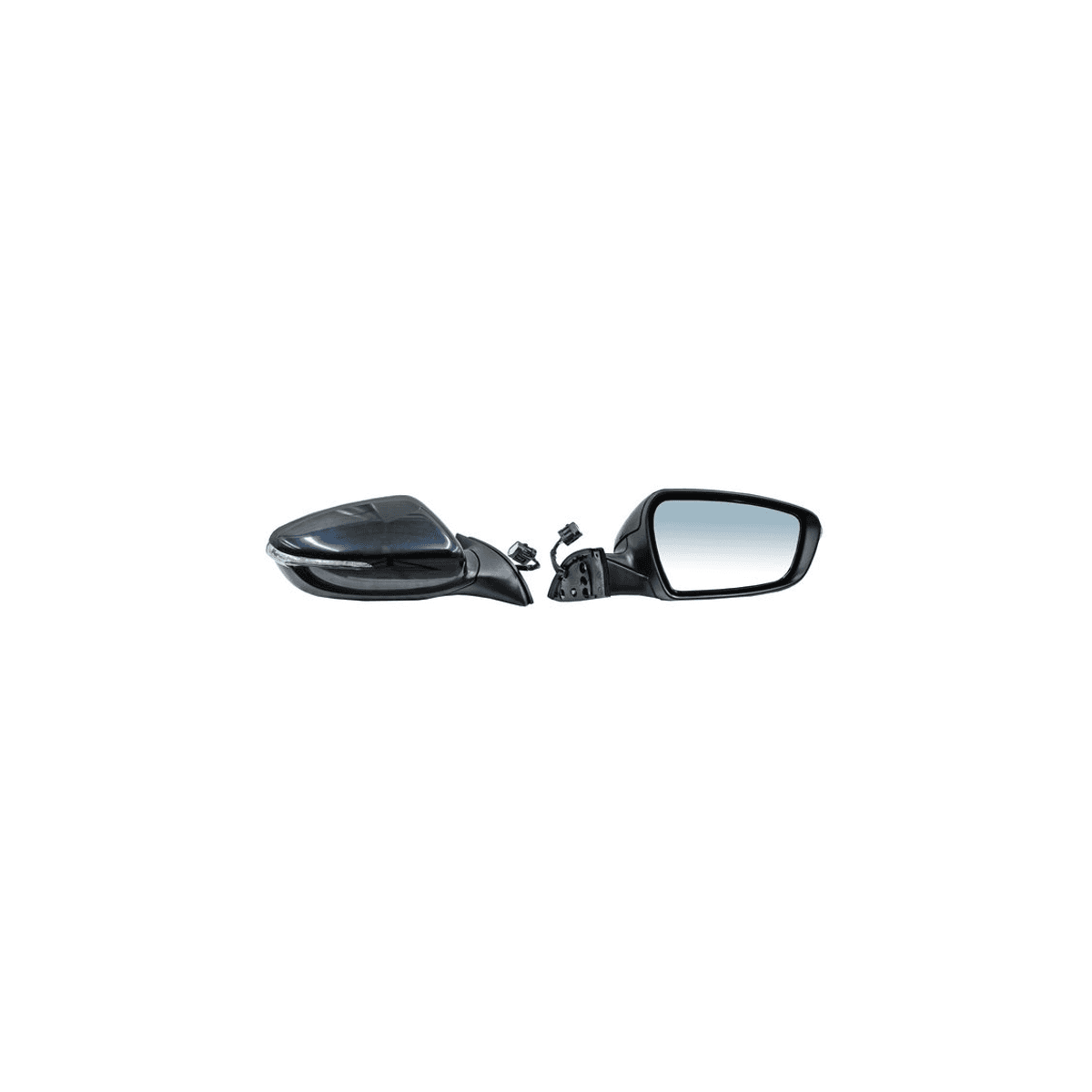 Espejo Para Kia Forte 2016-2018/ Usa Type 2014-2016 Electrico Con Direccional Para Pintar 6 Pines Derecho