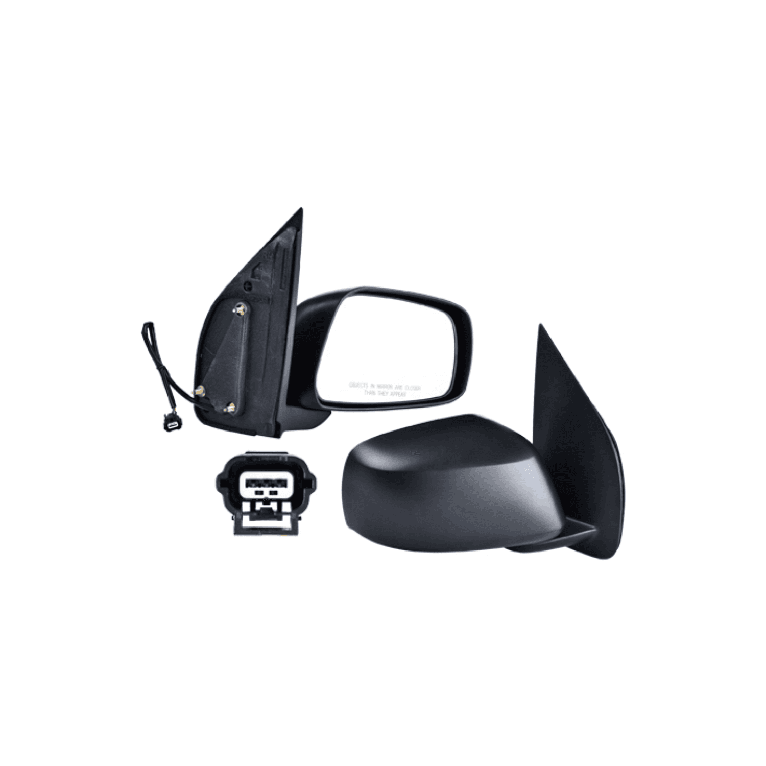 Espejo Derecho Negro 3 Pines Nissan Pathfinder 2005-2012 / Nissan Xterra 2005-2010 / Nissan Frontier 2009-2012