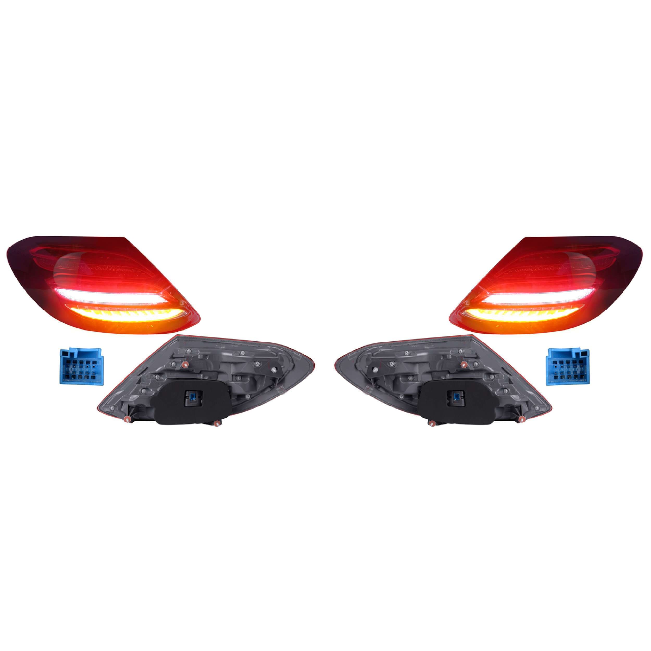 Par Calaveras Leds Mercedes Benz Clase E Sedan 2017-2020 Depo