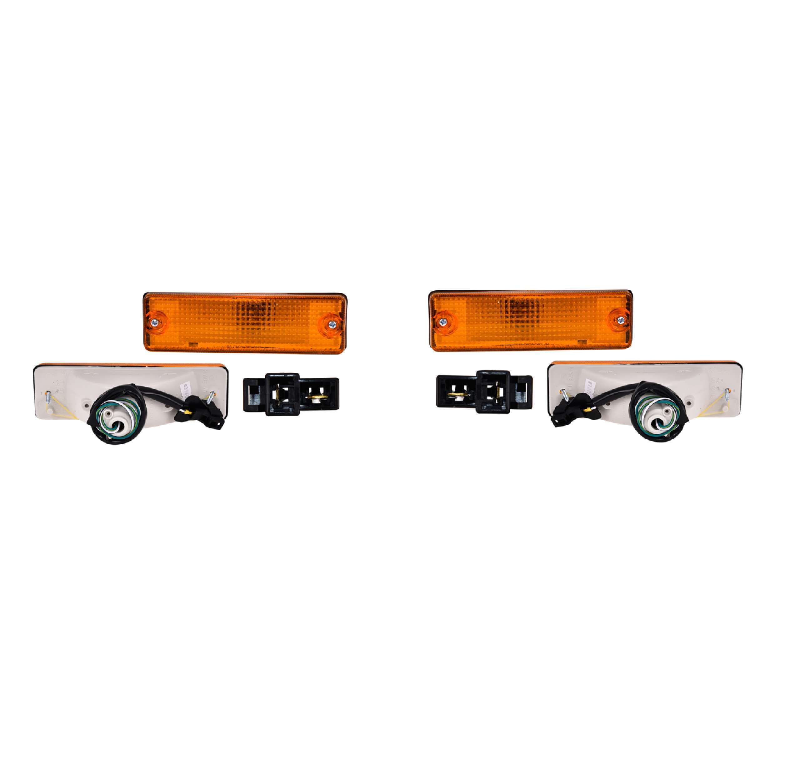 Par Cuartos Frontal Mazda Pickup Con Foco Lucid 1986-1993 Depo