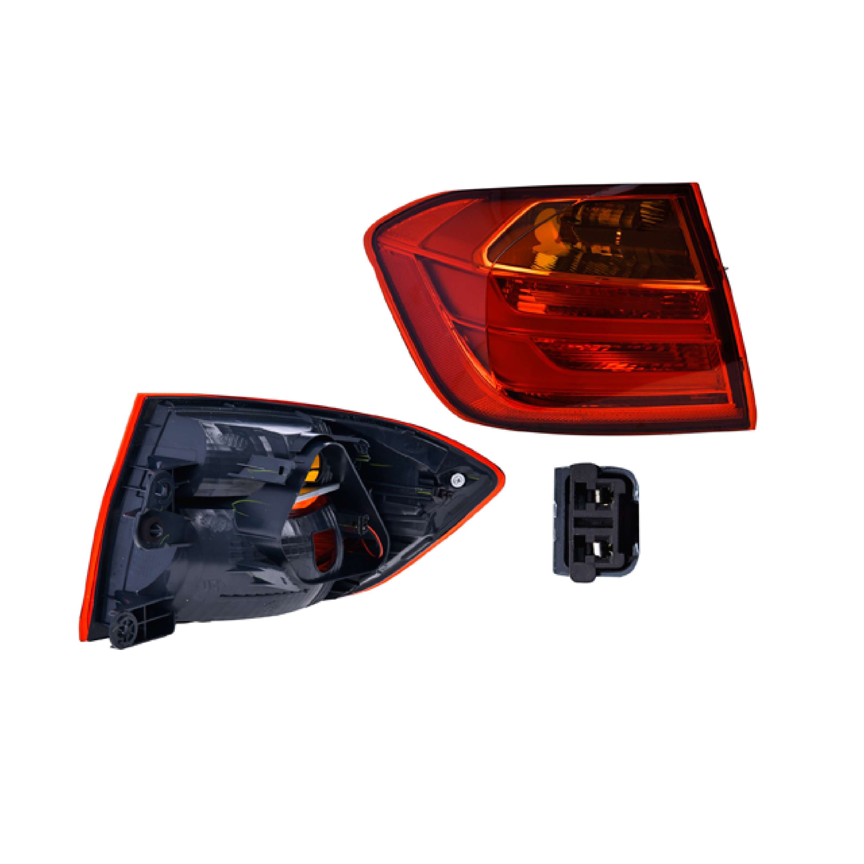 Calavera Exterior Led Bmw Serie 3 Sedan 2013-2015 Depo Izquierda