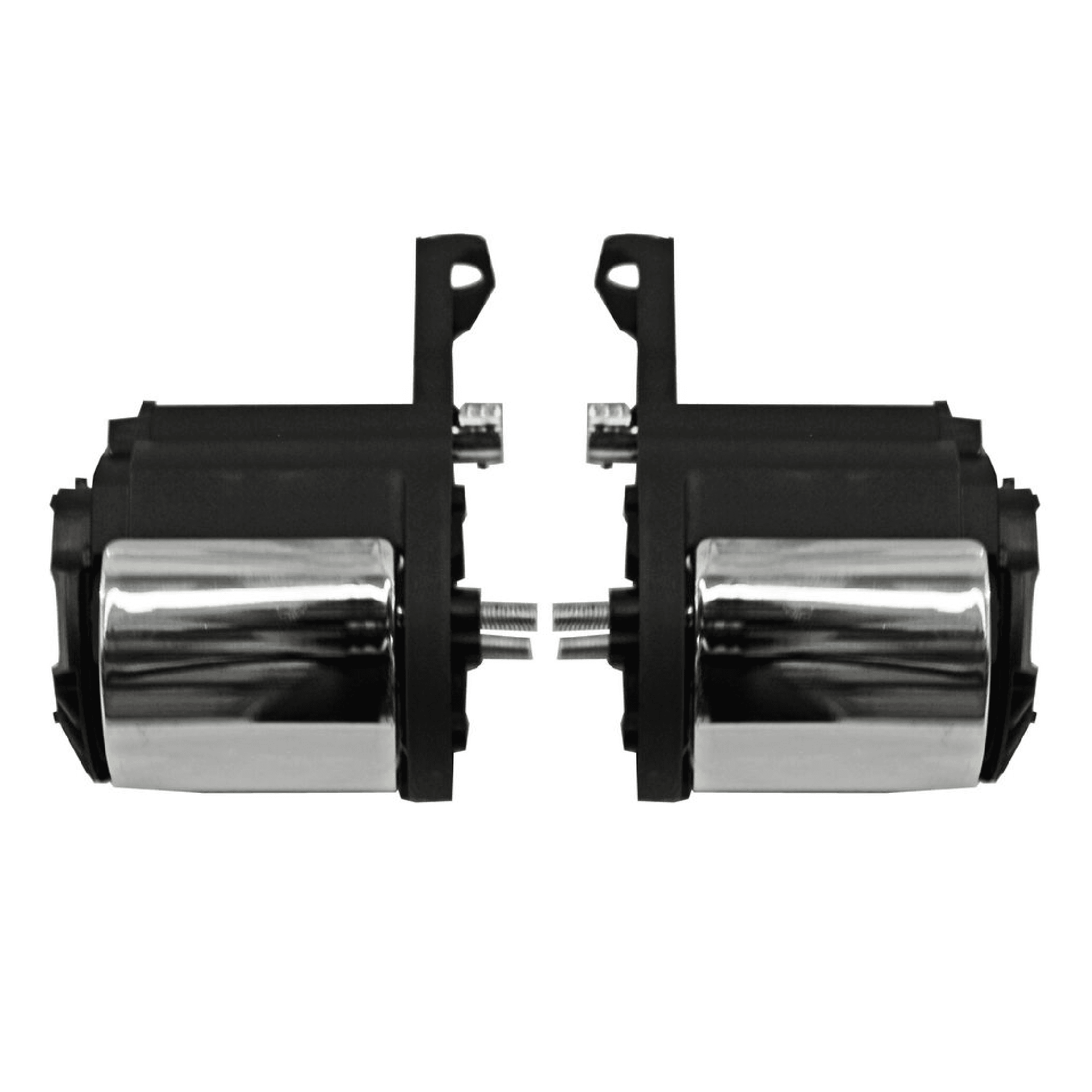 Par Manijas Interiores Ford Explorer/ Mercury Mountaineer 2006-2010/Ford Sport Trac 2007-2010 Negra/ Cromo Trasera Plastico