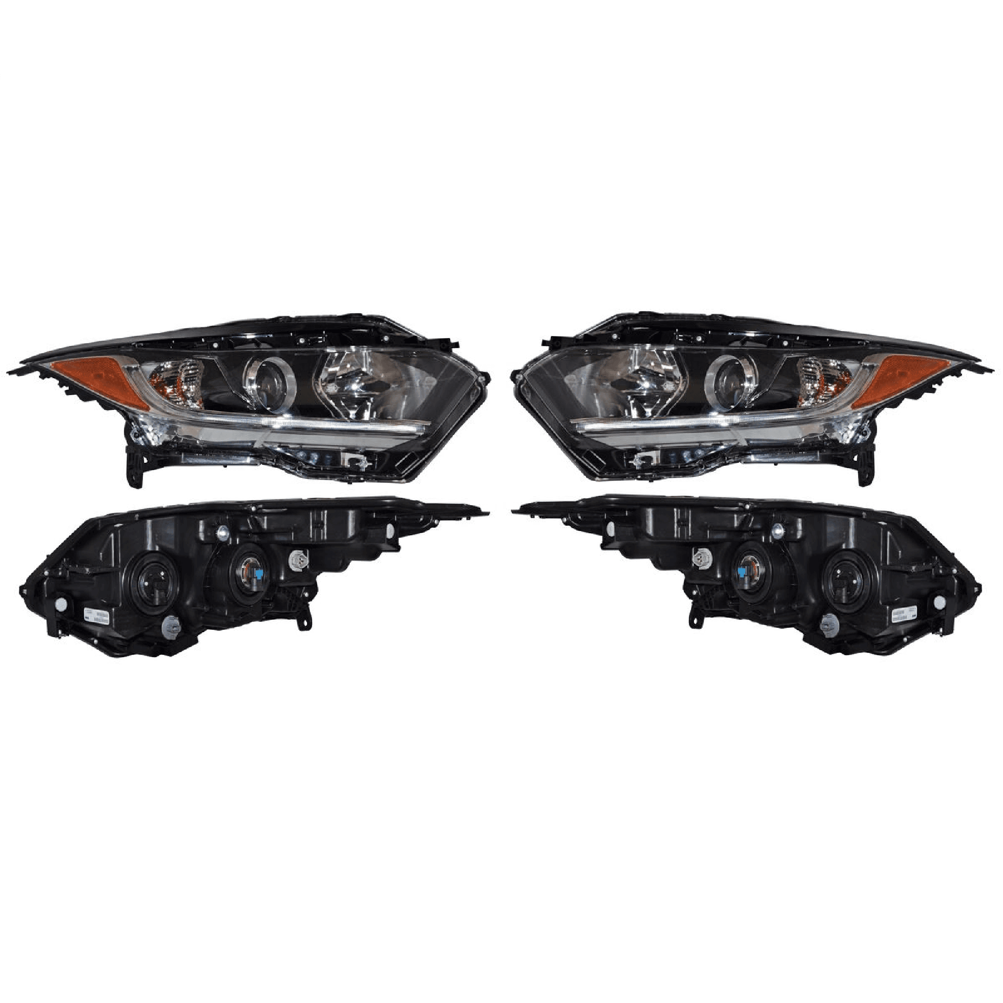 Par Faros Honda Hrv 2019-2021 Con Luz de dia