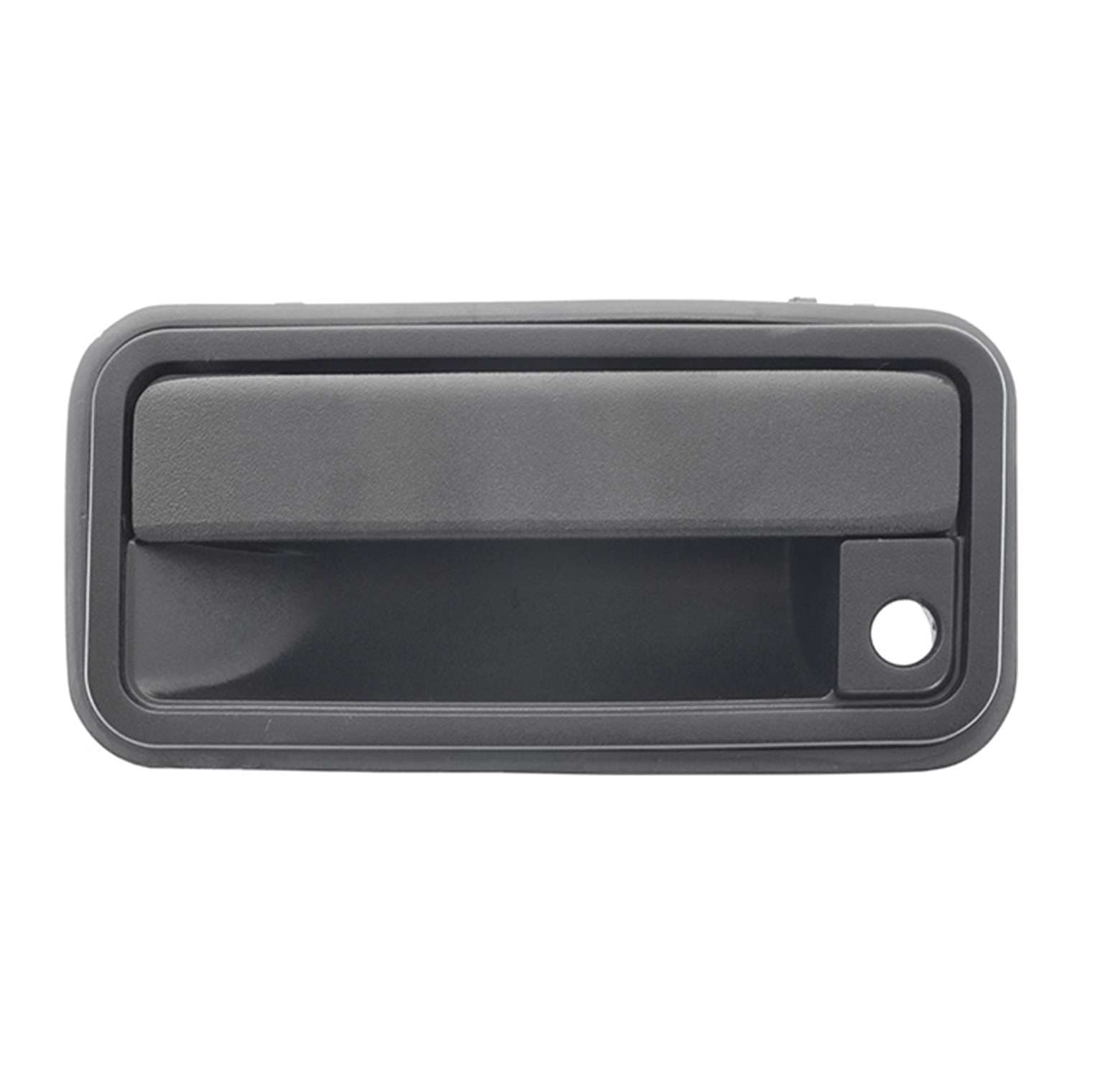 Manija Exterior Chevrolet Silverado 1995-1998 Con Hoyo Para Llave Corrugada Negra Plastico Izquierdo Delantera Hushan