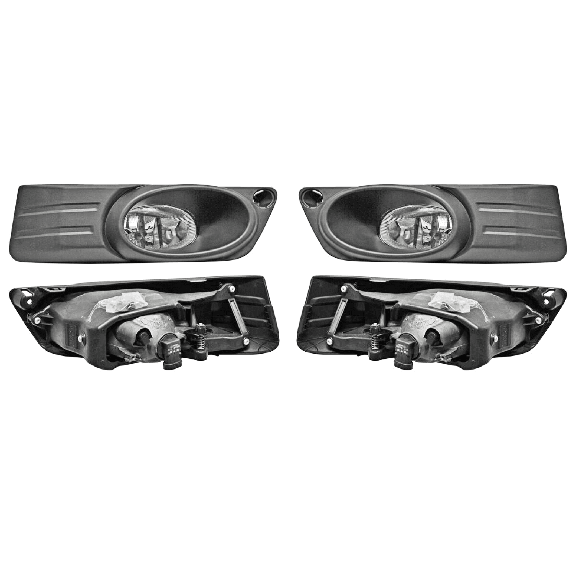 Par Faros Niebla Honda Fit  2012-2014 Con Parrilla