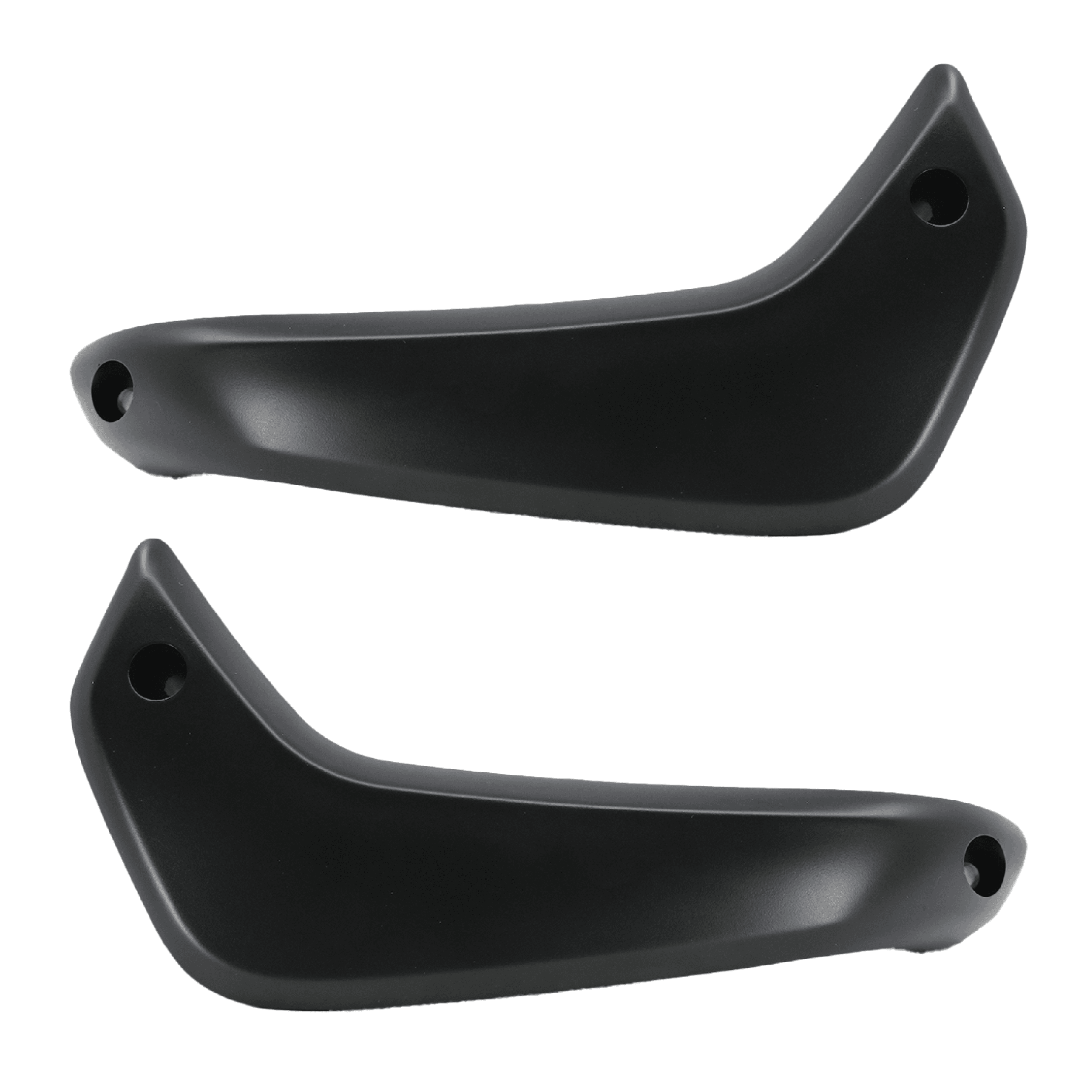 Manija Interior Ford Fiesta Hatchback 2011-2019 Con Hoyo Para Tornillo Juego 2 Piezas Lisa Negra Plastico Solo Mango Para Vidrio Manual Delantera Derecha/Izquierda Manijauto