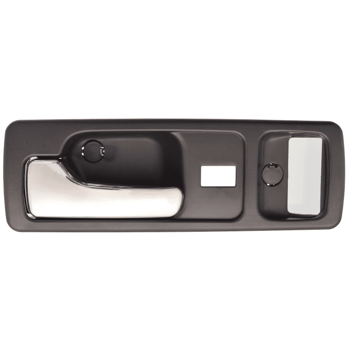 Manija Interior Honda Accord 2P Coupe 1990-1993 Con Hoyo Para Seguro Electrico Negra/Cromo Plastico Izquierdo Delantera Hushan