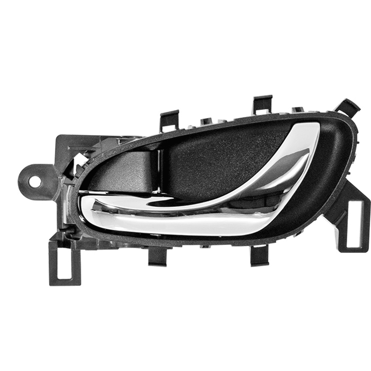 Manija Interior Nissan Frontier 2016-2022 Negra/Cromo Plastico Izquierdo Delantera/Trasera Hushan