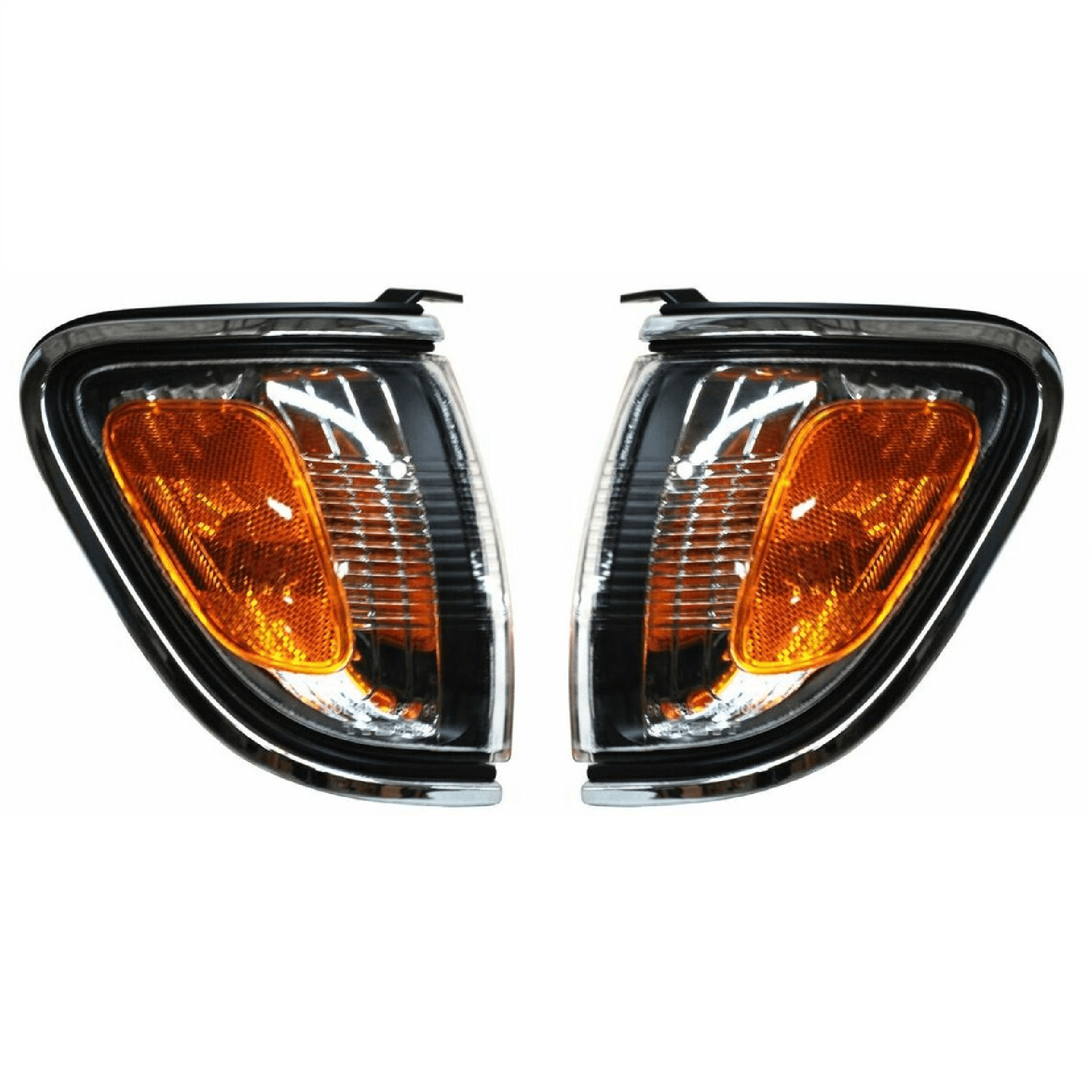 Par Cuartos Punta Toyota Tacoma 2001-2004 Filo Cromada Con Foco