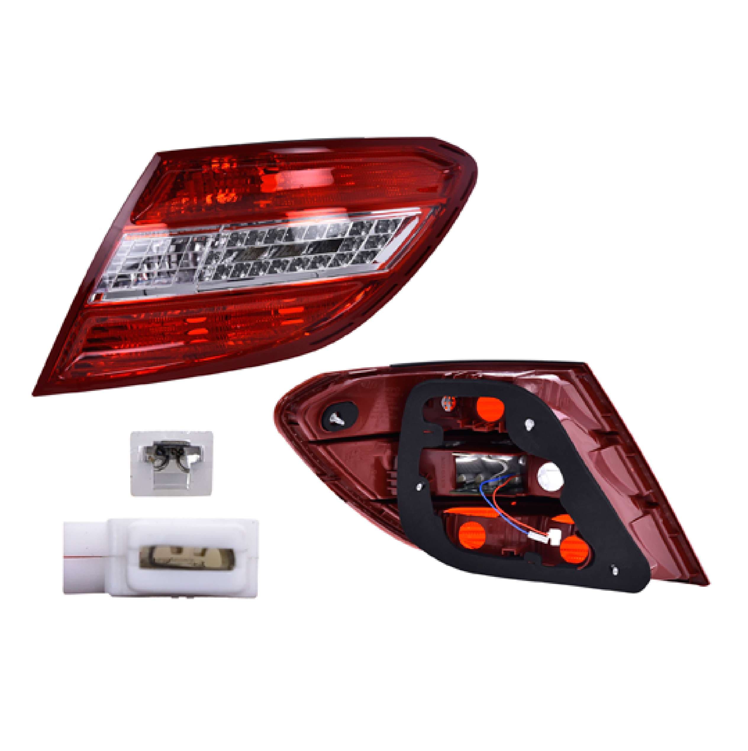 Calavera Led Mercedes Benz Clase C 2008-2011 Depo Derecha