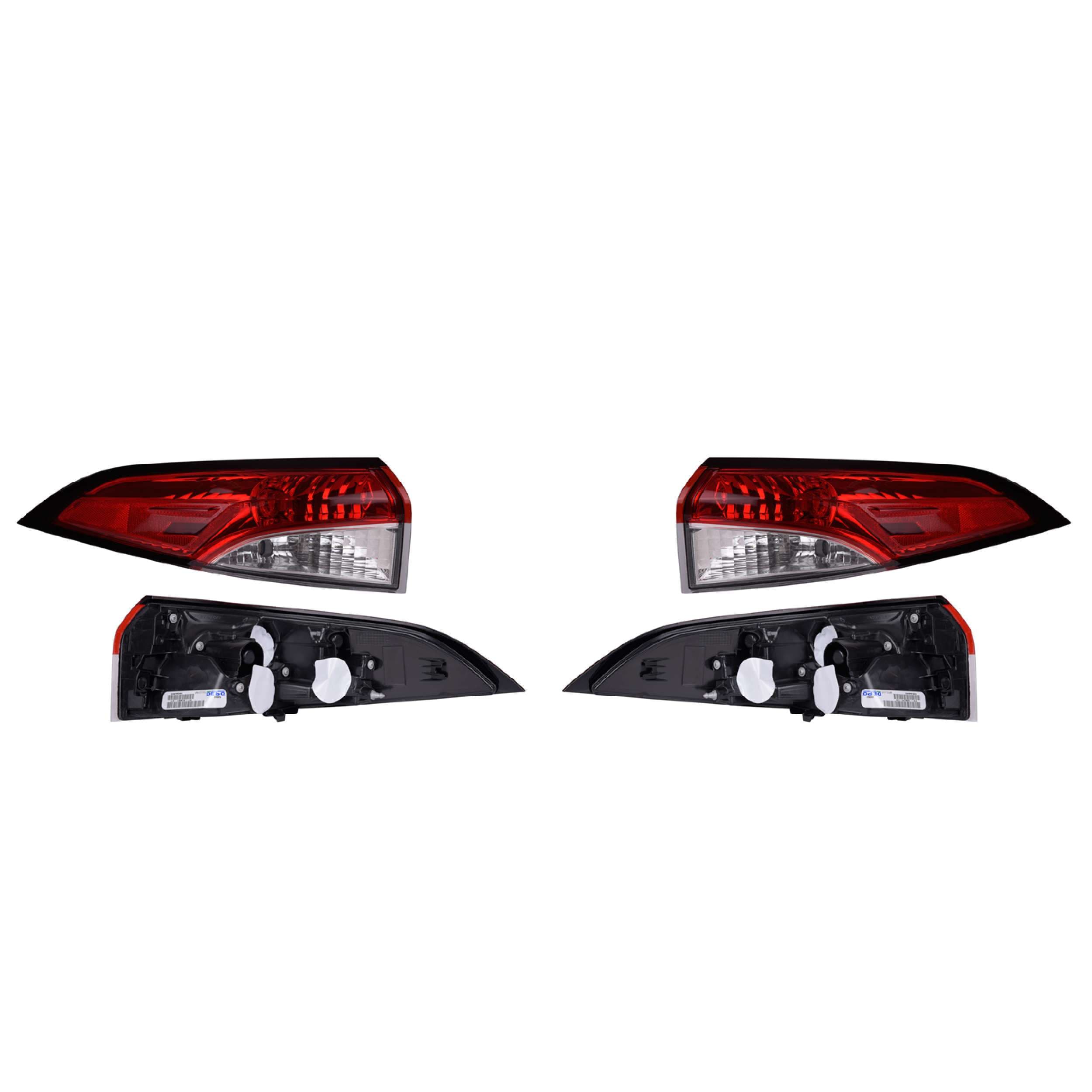 Par Calaveras Exteriores Toyota Corolla L Sedan / Toyota Corolla Le Sedan / Toyota Corolla Se Sedan 2020-2024 Depo
