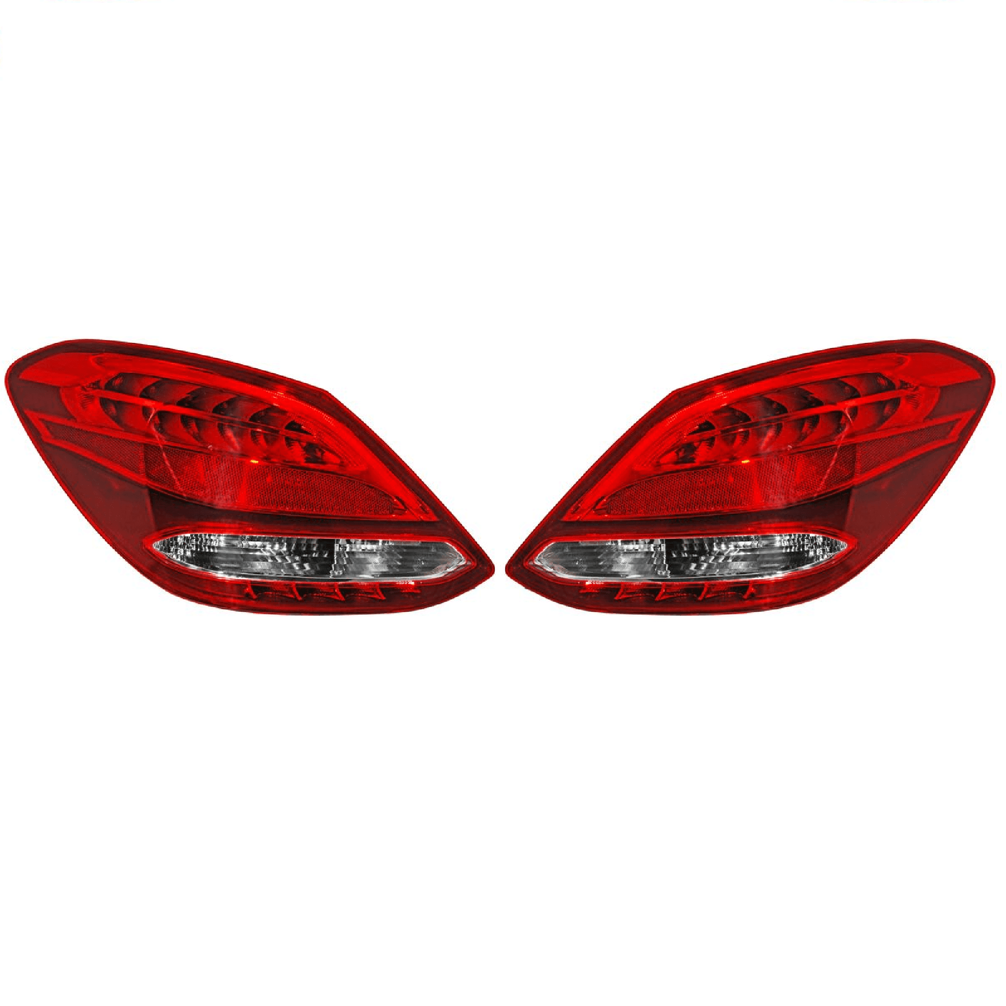 Par Calaveras Mercedes benz Clase C 2015-2016 Leds