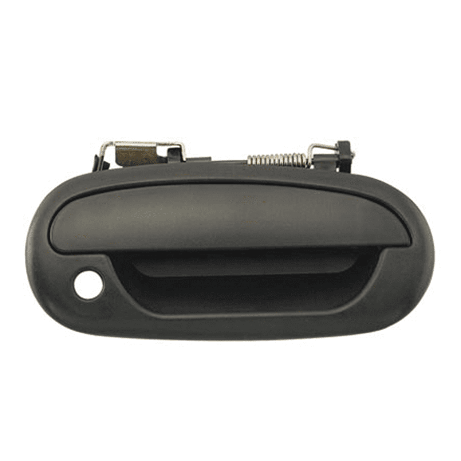 Manija Exterior Ford F-150/F-250 1997-2008 Con Hoyo Para Llave Corrugada Negra Derecha Delantera Hushan