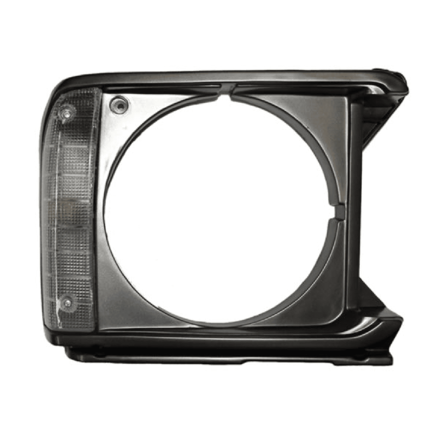 Bisel Toyota Pickup 1979-1983 Gris Faro Redondo Con Cuarto Derecho