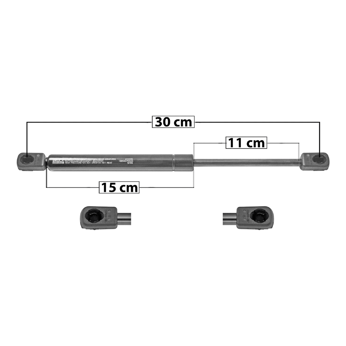Amortiguador Cajuela Audi A4 2002-2005 30 15 11 Entrada Tipo 9 Entrada 2 Tipo 9 680 152.87 69.34 620 139.38 63.22 Spart Tur Derecha/Izquierda Spart