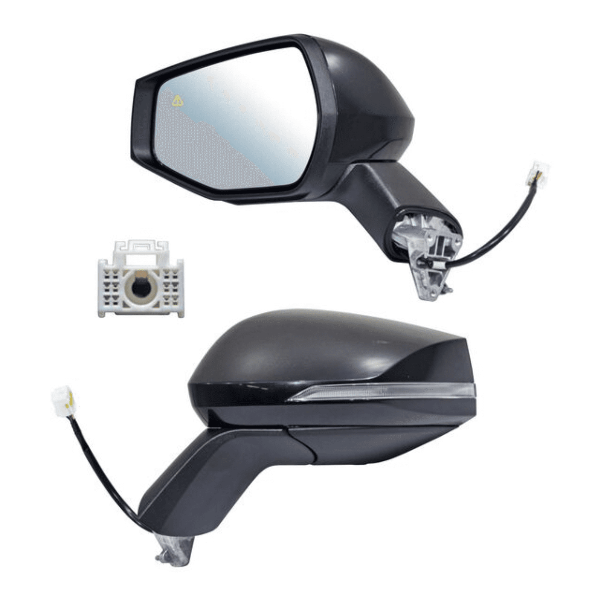 Espejo Para Kia Sportage 2023-2027 Electrico Para Pintar Base Porosa Con Desempañante Con Direccional Con Sensor Punto Ciego 8 Pines Izquierdo