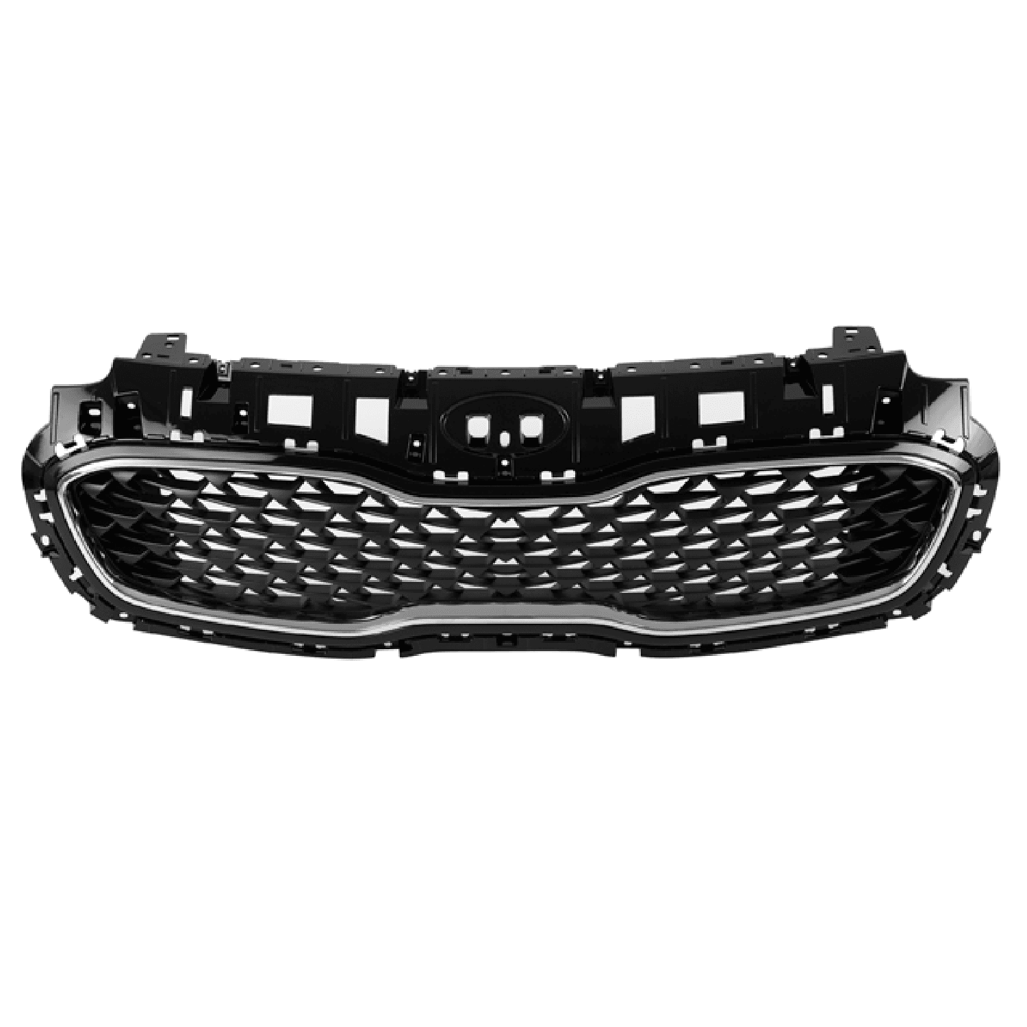 Parrilla Filo Cromado Negra P/Kia Sportage L4 2.0L / 2.4L 2019-2022