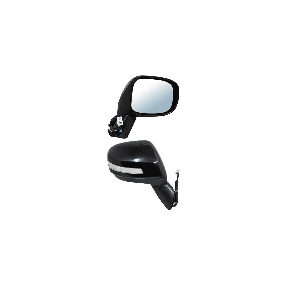 Espejo Honda Civic Hibrido 2012-2015 Para Pintar Con Desempañante Con Direccional 7 Pines Derecho