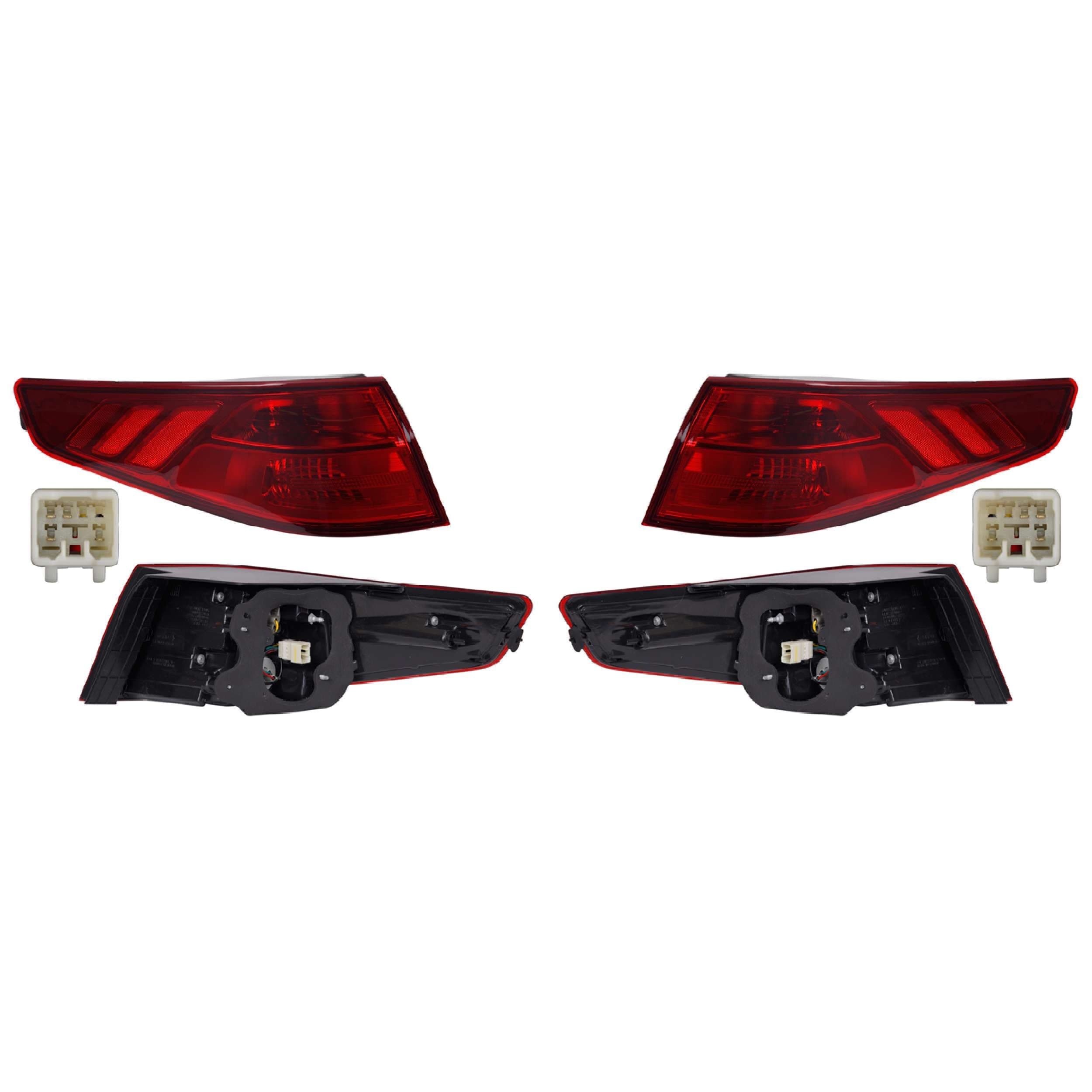 Par Calaveras Exteriores Para Kia Optima 2014-2015 Depo