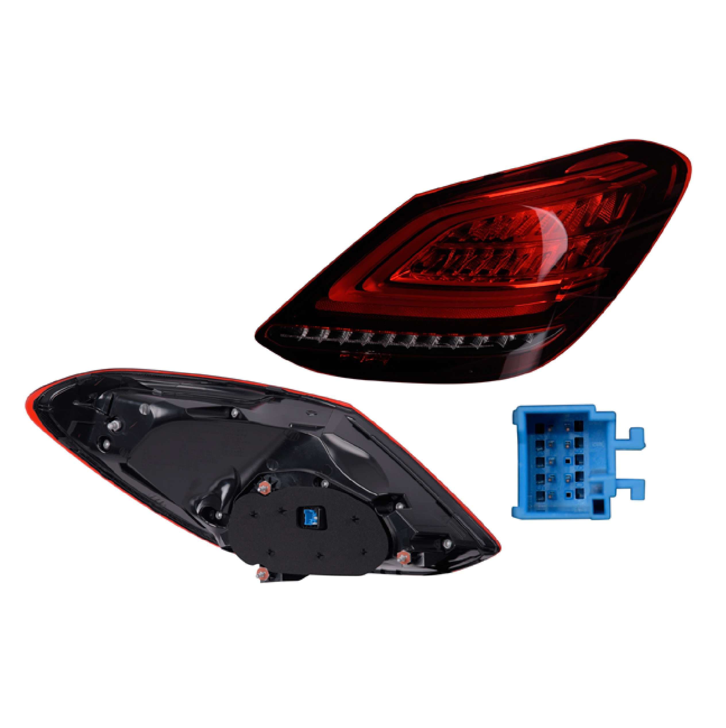 Calavera Led Mercedes Benz Clase C 200 2019-2021 Depo Derecha