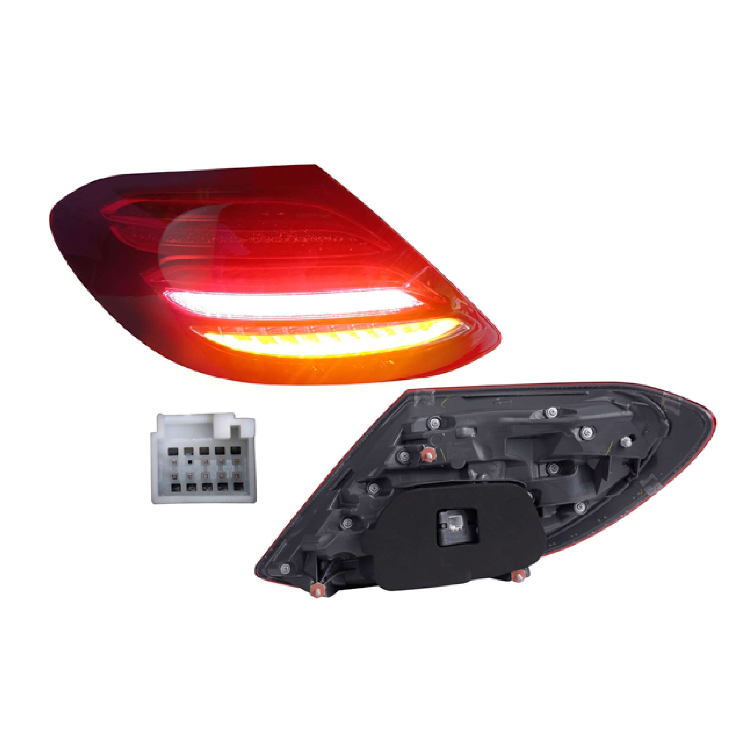 Calavera Led Mercedes Benz Clase E Sedan 2017-2020 Depo Izquierda