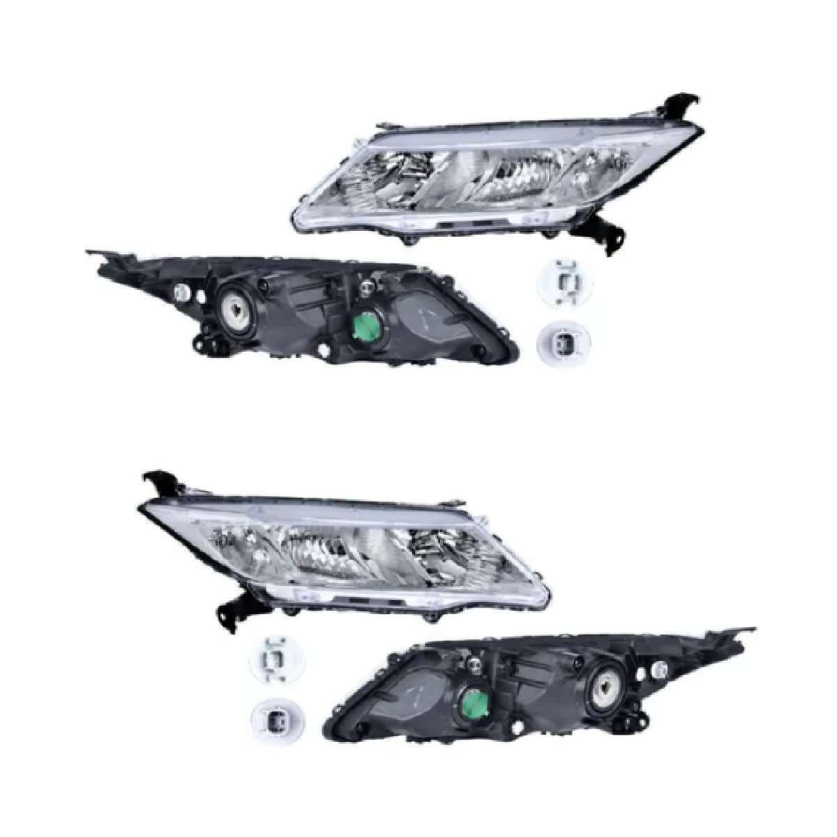 Par Faros Honda CITY 2014-2017 Fondo Negro