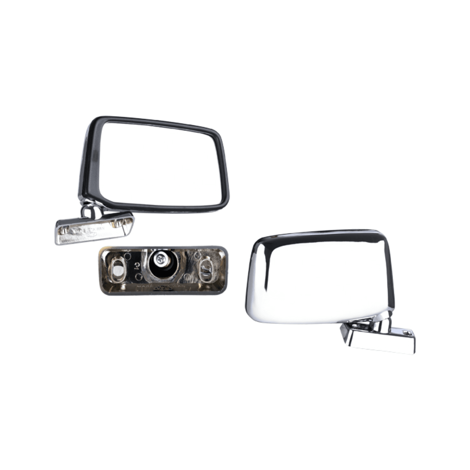 Espejo Derecho Cromado Nissan 720 Base 2.0 2P Jap / Nissan 720 Deluxe 2.0 2P Jap / Nissan 720 Sport Truck 2.0 2P Jap 1981-1993