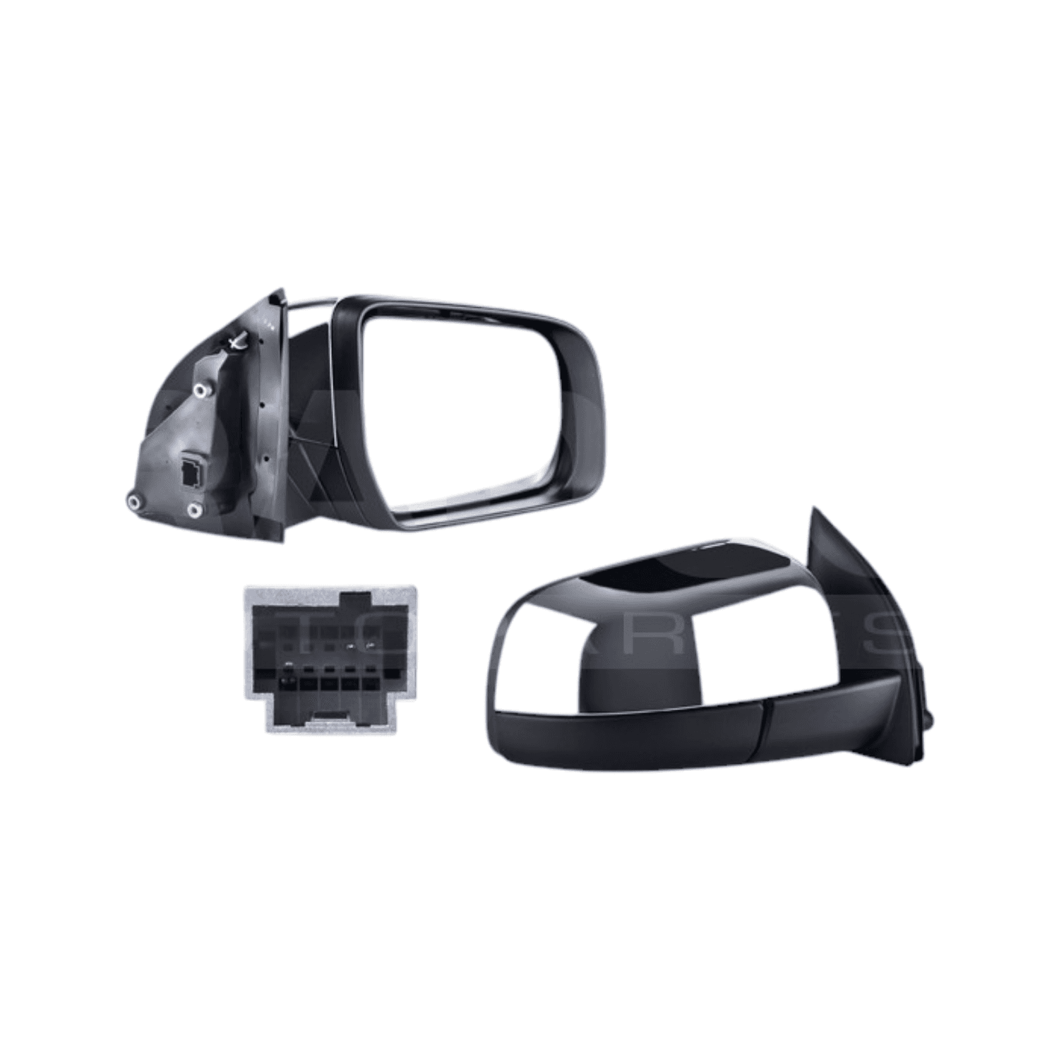 Espejo Izquierdo Cromado / Cromado 3 Pines Ford Ranger Lariat 2.3 4P / Ford Ranger Xlt 2.3 4P / Ford Ranger Lariat 2.5 4P / Ford Ranger Xlt 2.5 4P 2013-2020