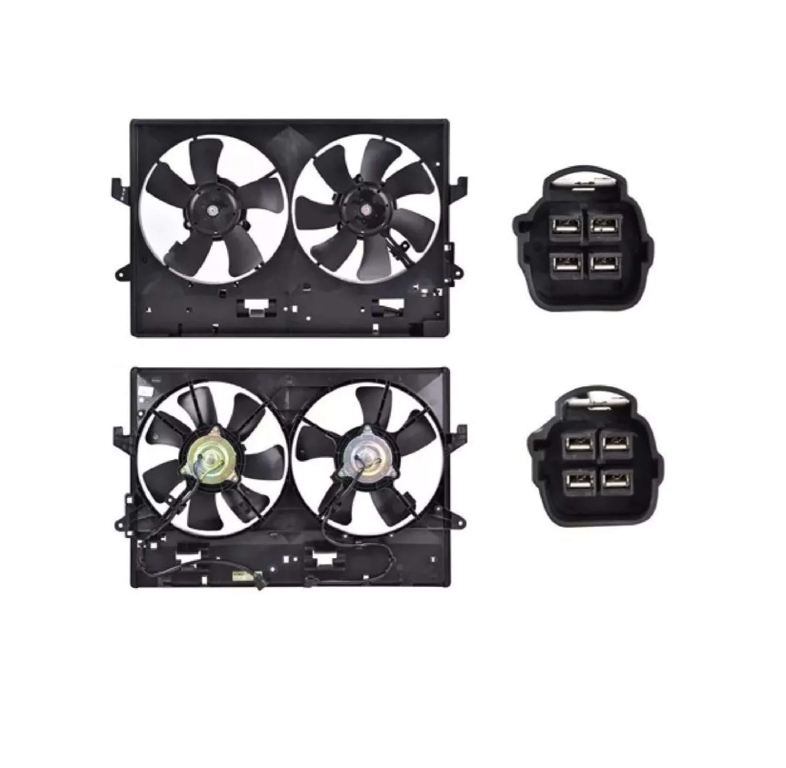 Motoventilador 4:4 Terminales Mazda Mpv 2.5L 2000-2001