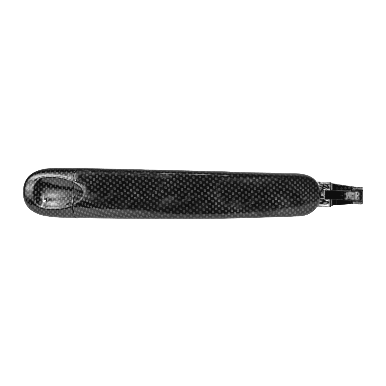 Manija Exterior De Carbon Volkswagen Bora 2005-2010 Sin Hoyo Para Llave Fibra Negra Plastico Delantera/Trasera Derecha/Izquierda Delantera Hushan