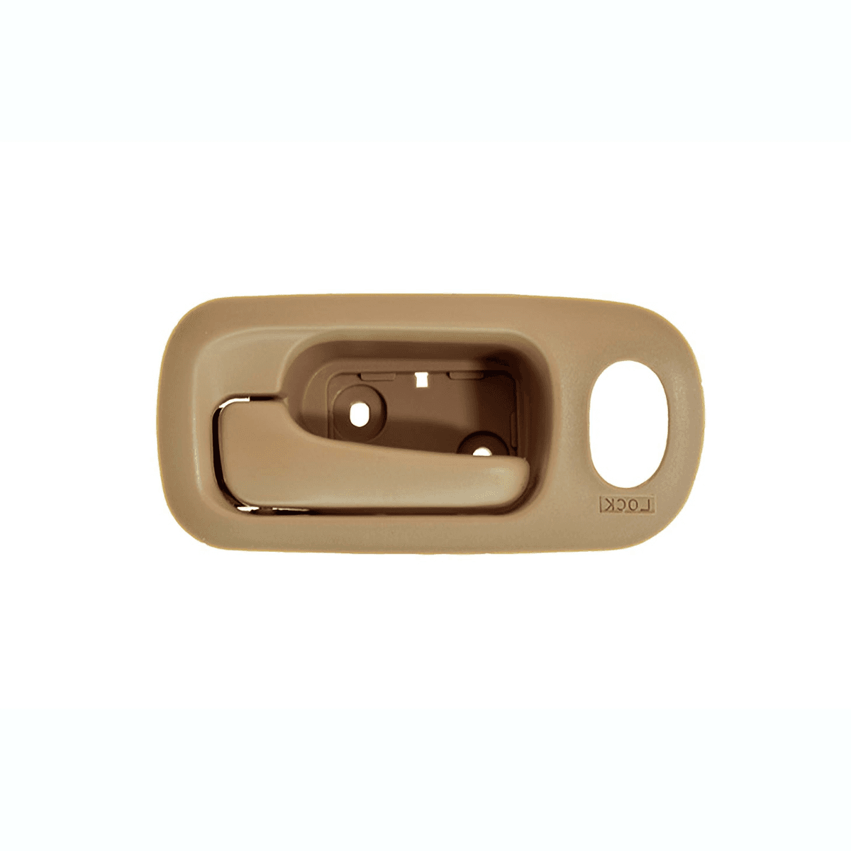 Manija Interior Honda Cr-V 2002-2006 Con Hoyo Para Seguro Beige Plastico Izquierdo Delantera Hushan
