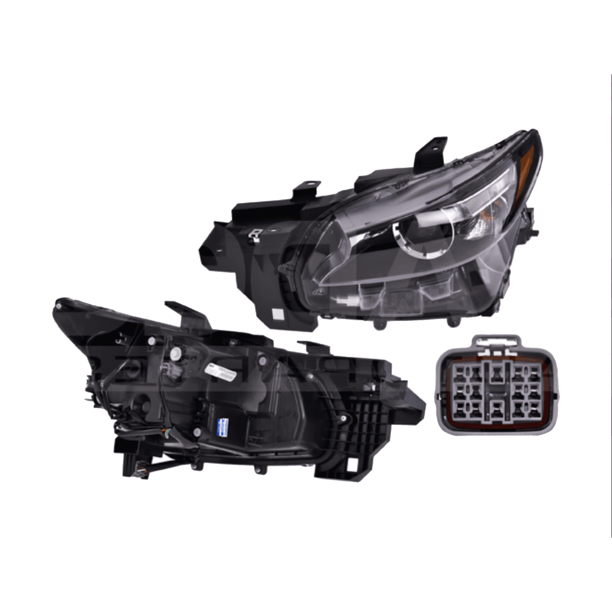 Faro Izquierdo Mazda Cx-9 2016-2020 Electrico Con Motor Tyc