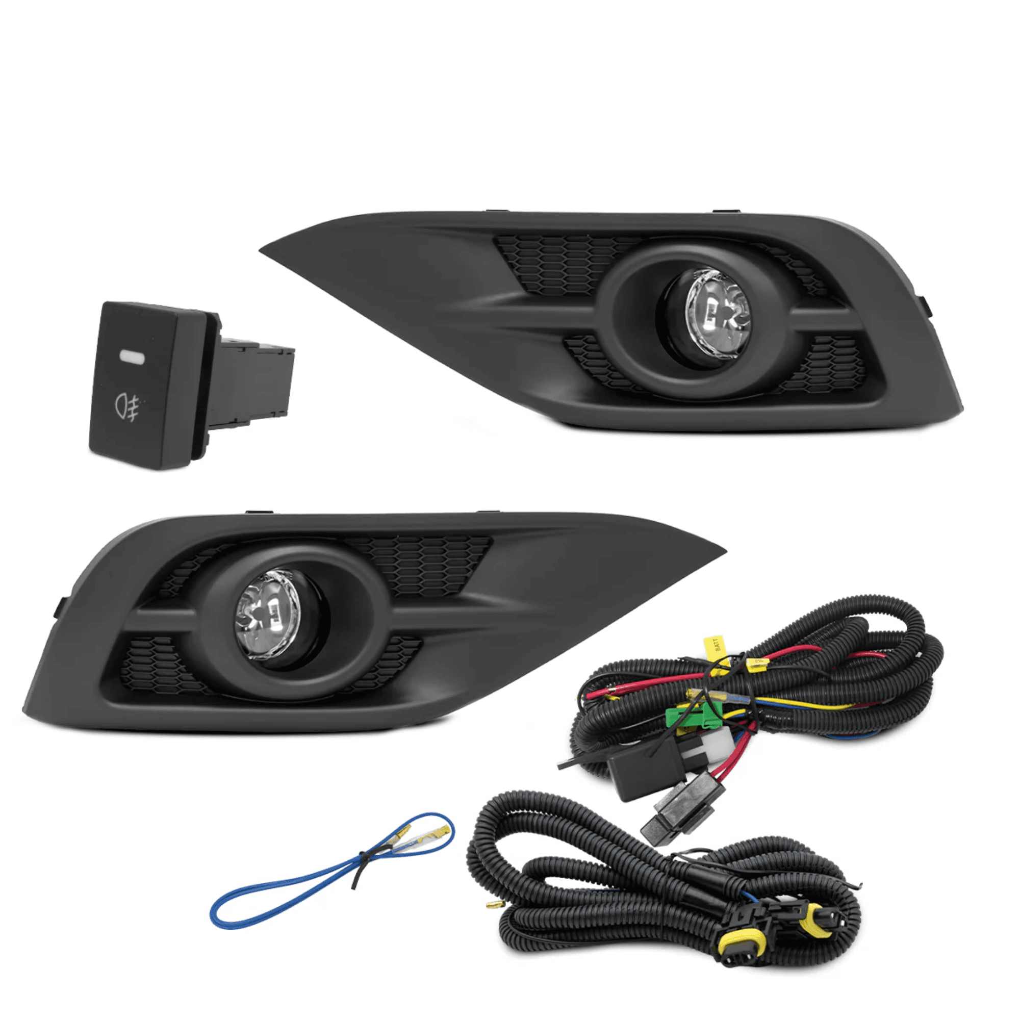 Kit faros niebla Honda CR-V 2012-2014 con arnes switch oem y focos