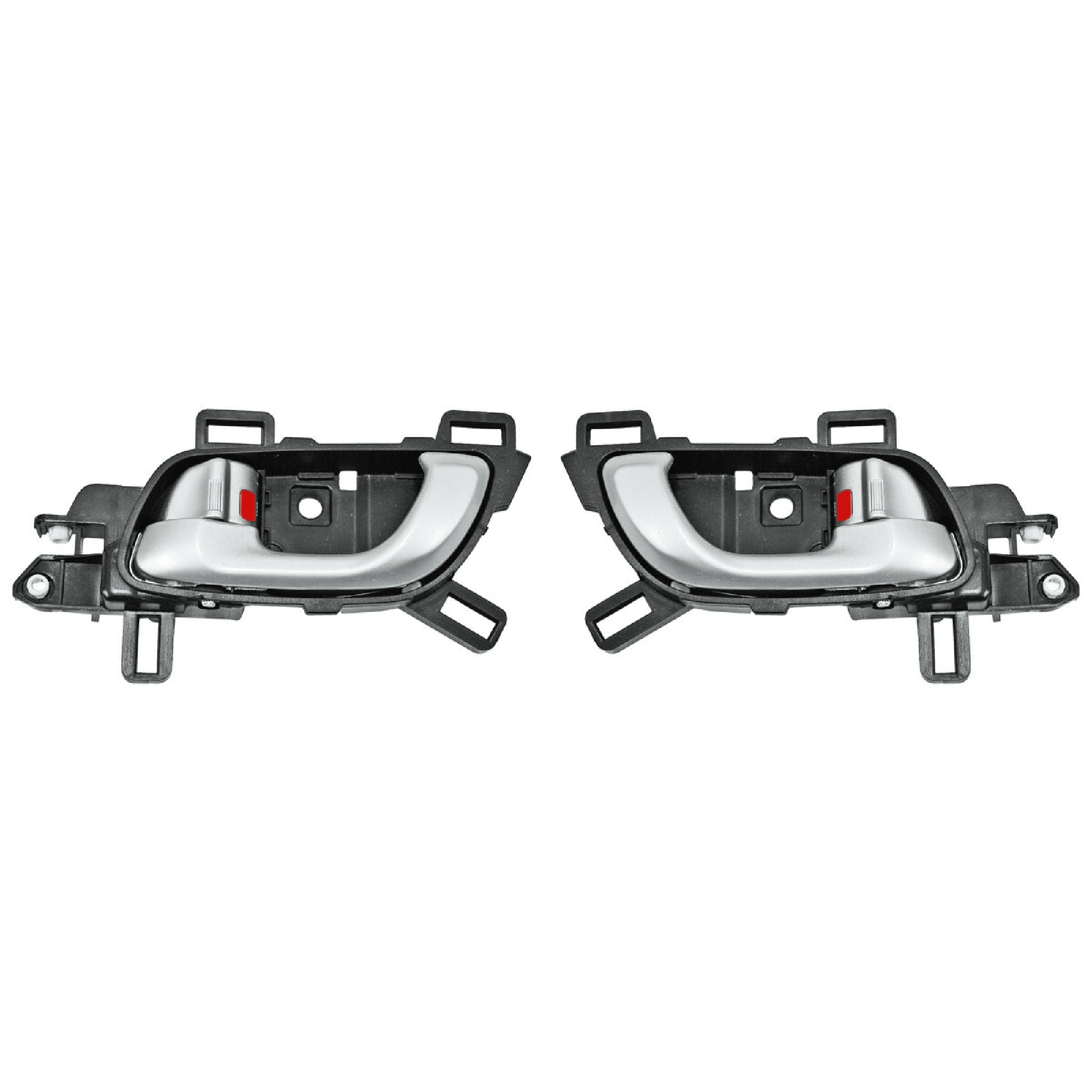 Par Manijas Interiores Honda Civic 2012-2013 Negra/ Plata Delantera/ Trasera Plastico