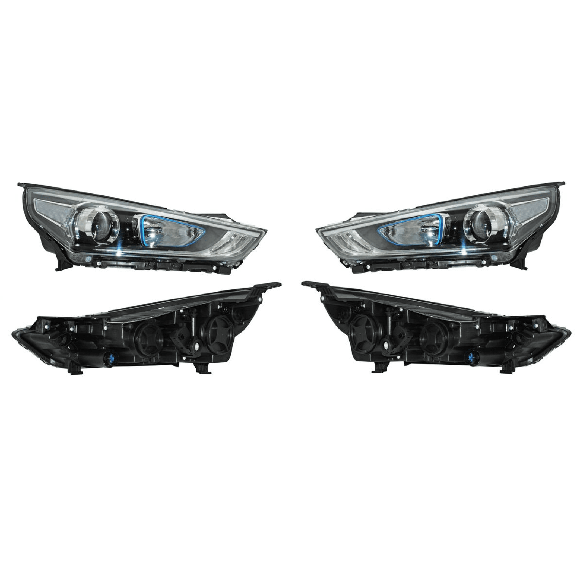 Par Faros P/Hyundai Ioniq 2018-2020 Con Motor