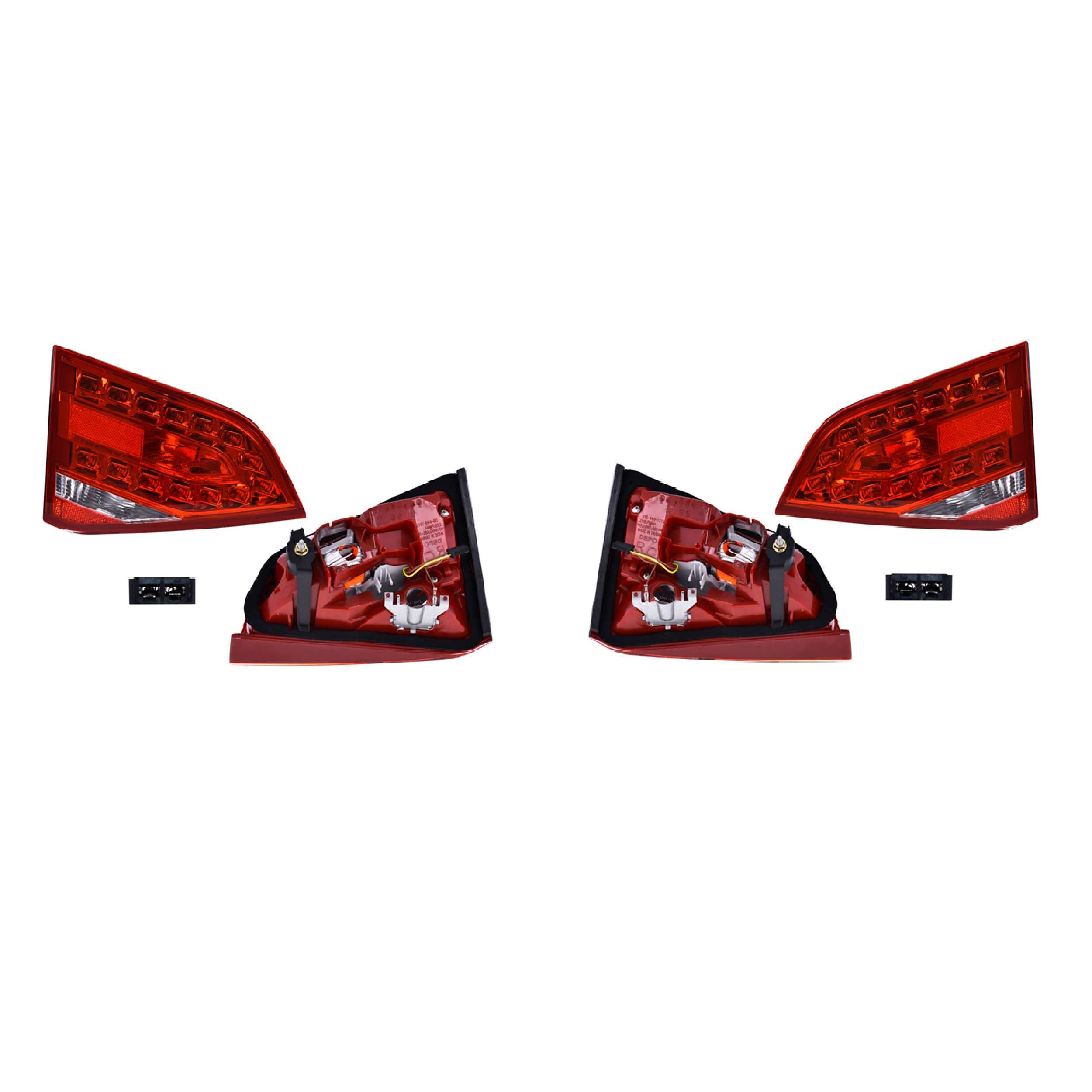 Par Calaveras Interiores Leds Audi A4 Sedan 2009-2012 Depo