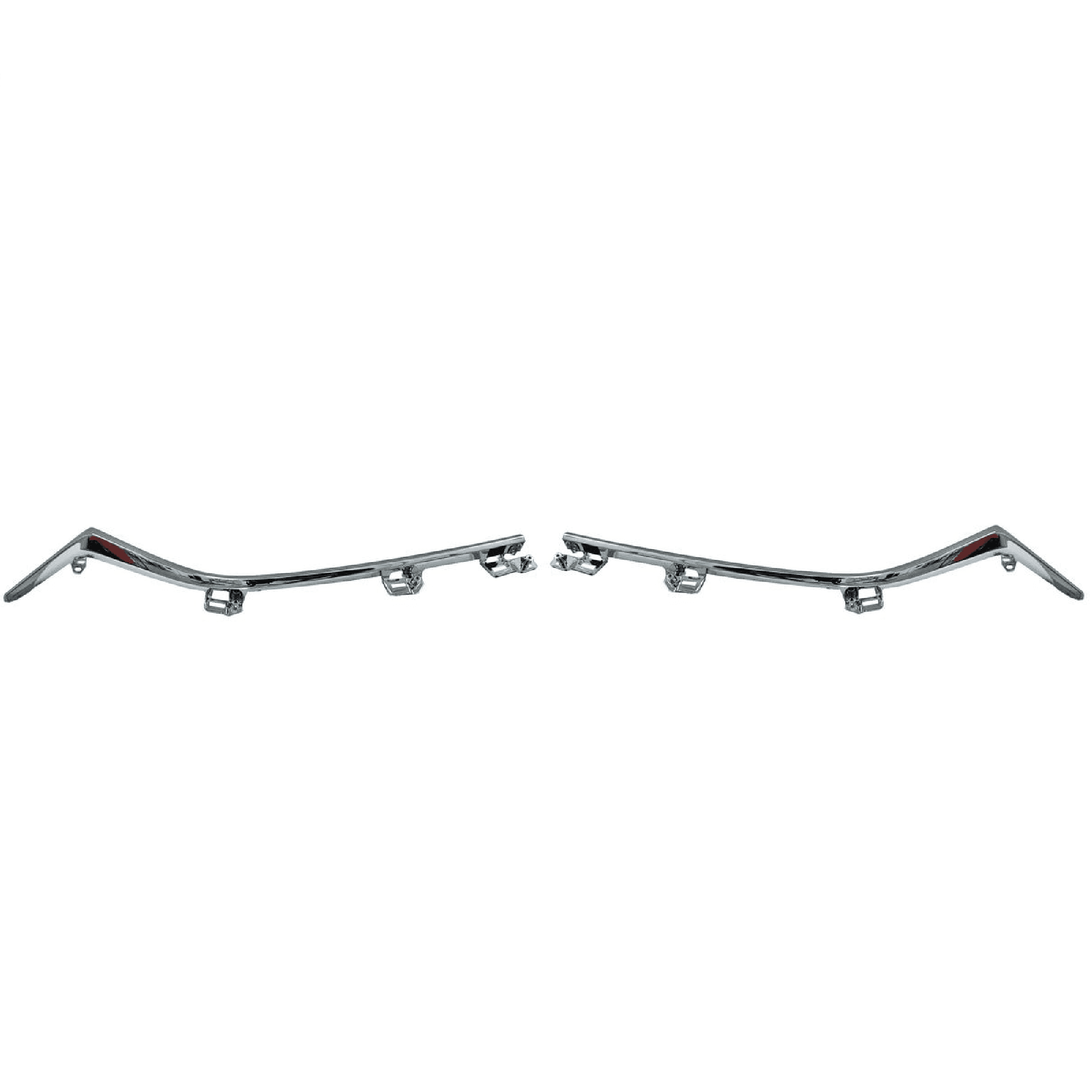 Par Molduras Parrilla Mazda 6 2014-2016 Inferior Cromada