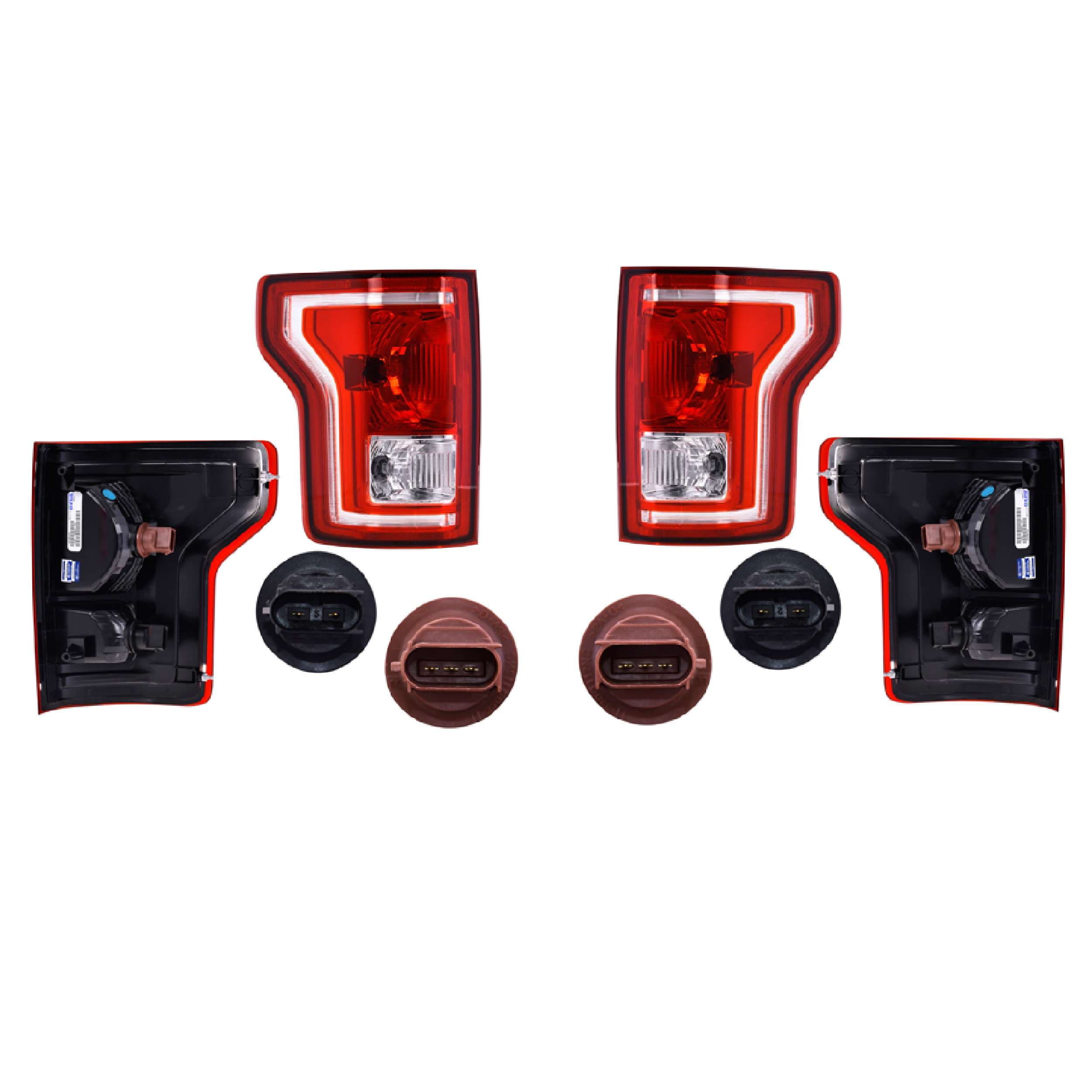 Par Calaveras Ford F150 Lariat / Ford F150 Xlt / Ford Lobo Lariat / Ford Lobo Xlt 2015-2017 Depo