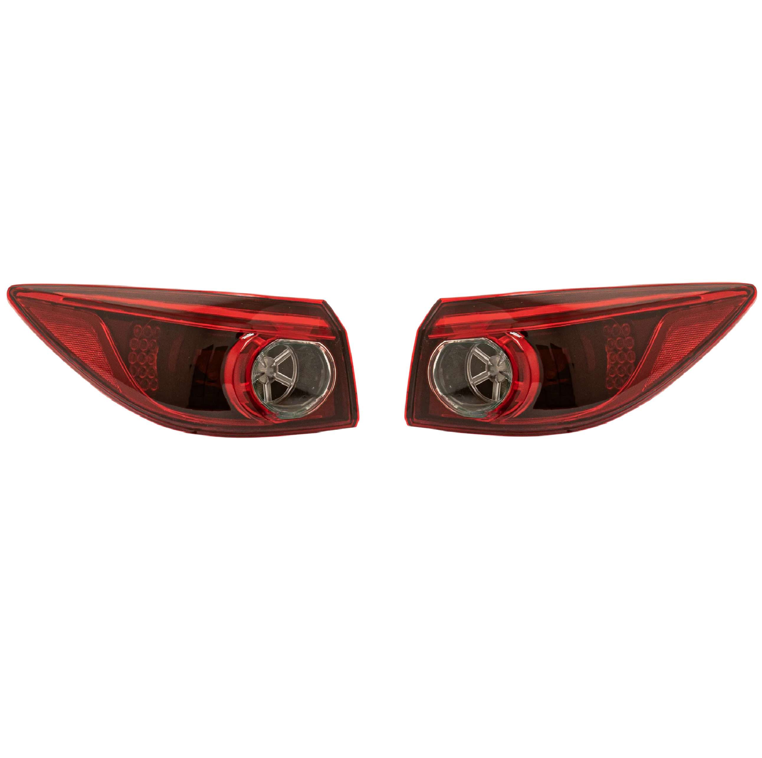 Par Calaveras Exteriores Mazda 3 Sedan 2014-2018 LED