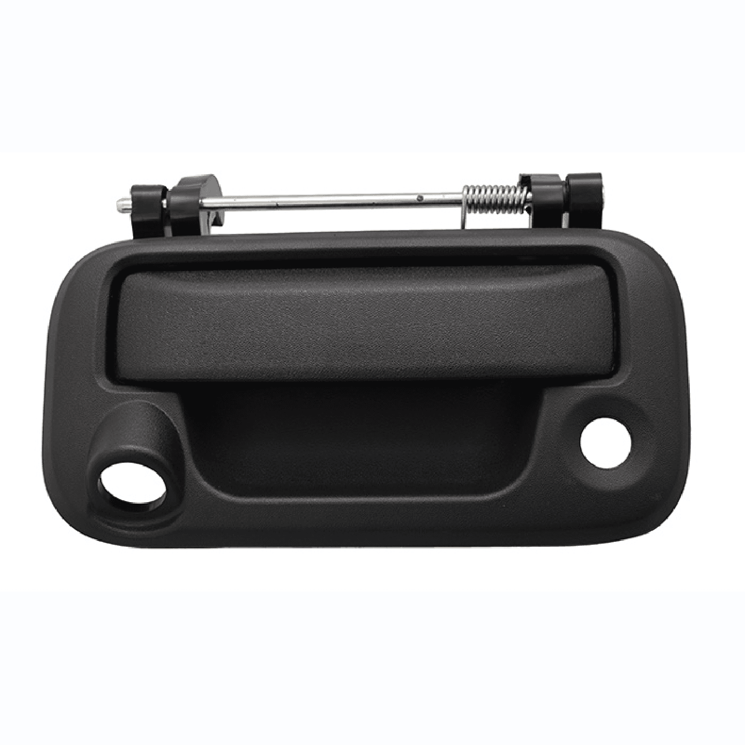 Manija De Tapa Ford F-150/F-250 2009-2014 Con Hoyos Para Llave Y Camara Corrugada Negro Plastico Hushan