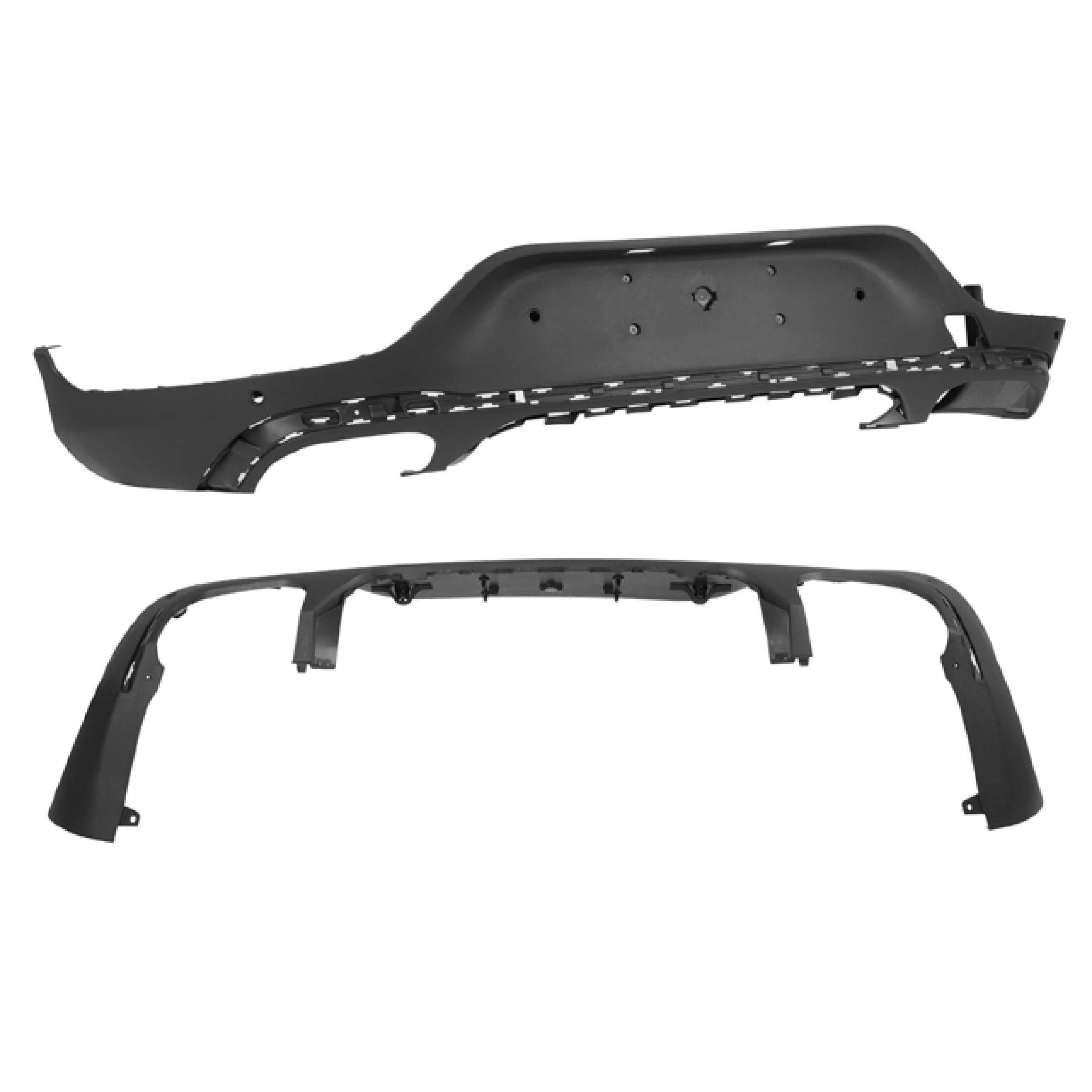 Facia Trasera Para Sensor Corrugada Mercedes Benz Glc H-Back 2020-2023 / Mercedes Benz Glc300 H-Back 2020-2023 / Mercedes Benz Glc43 Amg H-Back 2020-2022 Oer