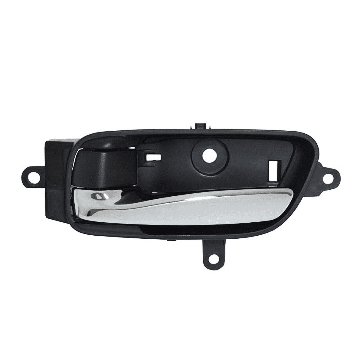 Manija Interior Nissan Pathfinder 2013-2017 Negra/Cromo Plastico Izquierdo Delantera/Trasera Hushan
