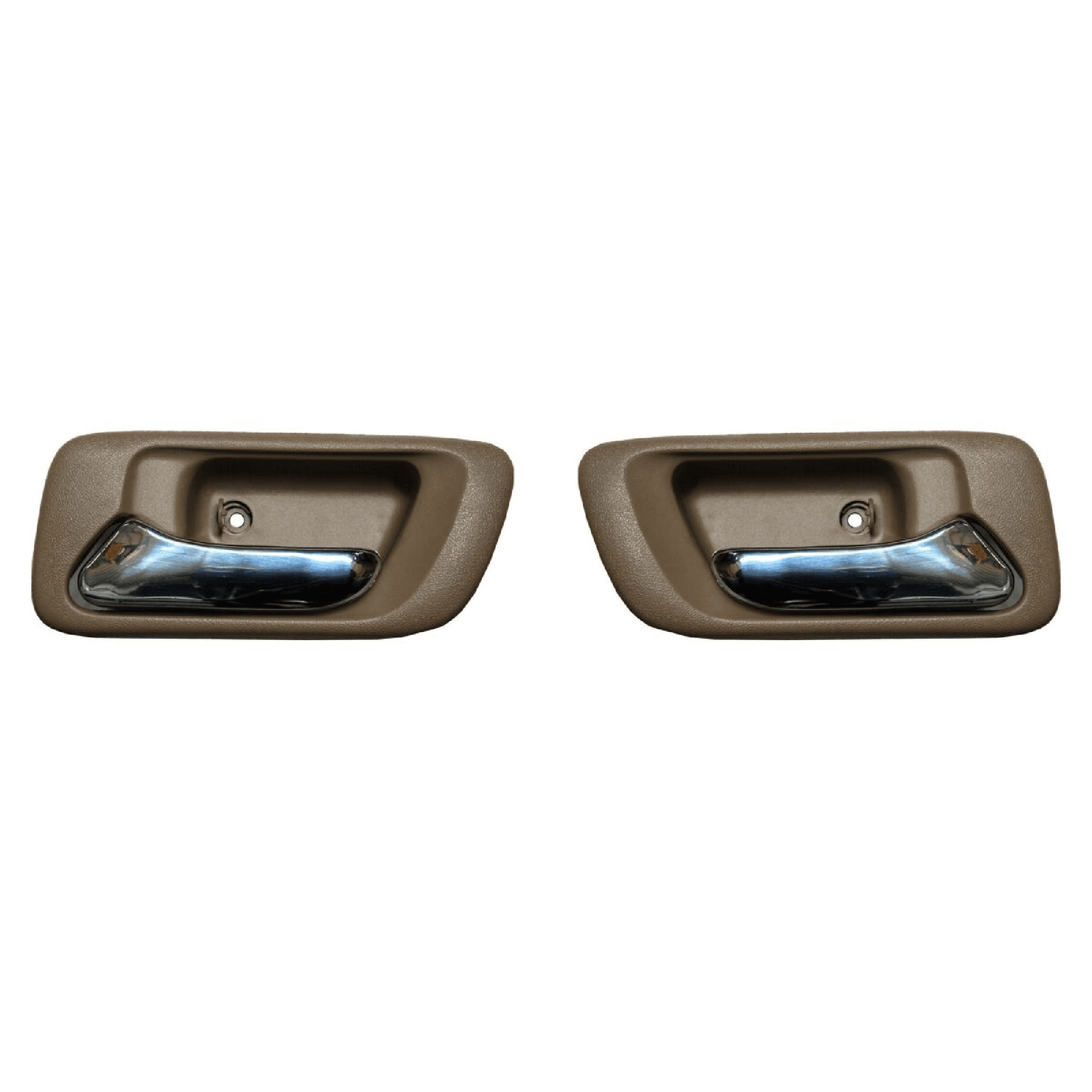 Par Manijas Interiores Honda Accord 1998-2002 Beige/ Cromo Trasera Plastico