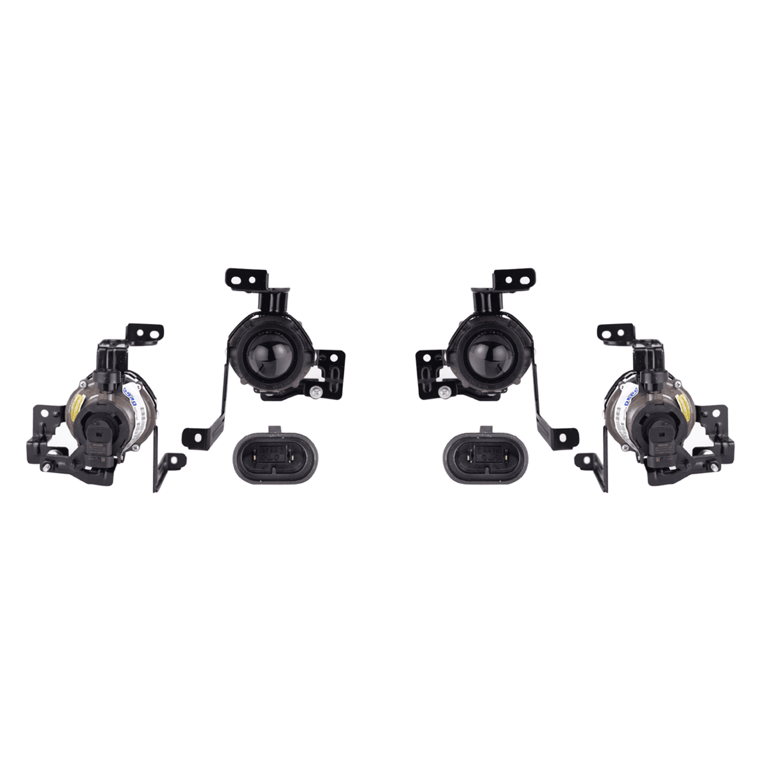 Par Faros Niebla Redondo Con Base P/Kia Sportage Lx 2017-2019 Depo