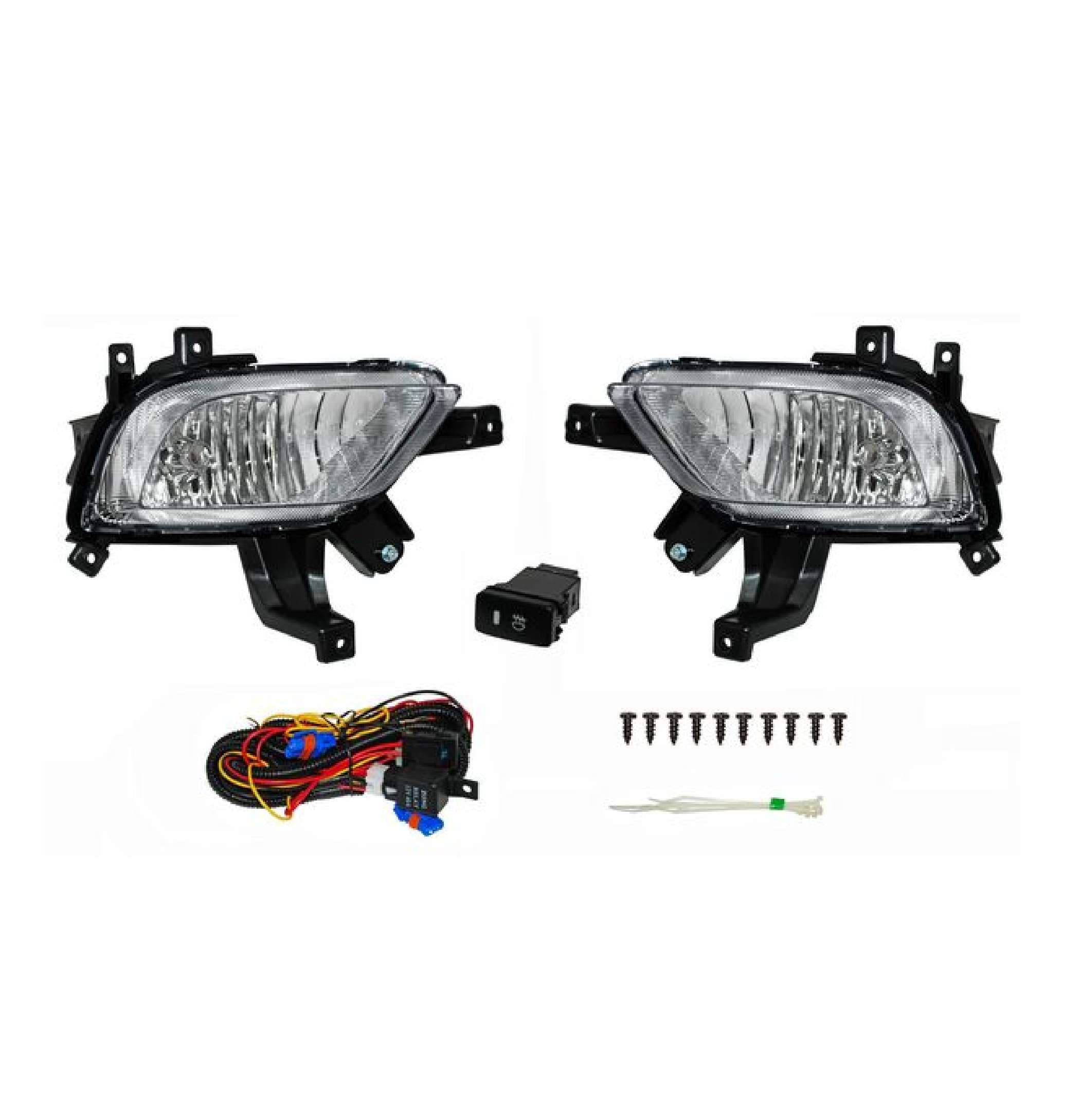 Faro Niebla Para Kia Forte 2016 Usa Type 2014-2016 Con Base Juego