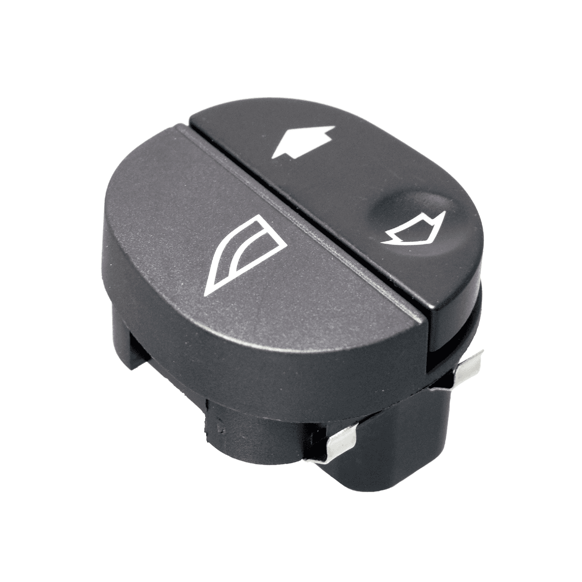 Control Electrico De Elevador Ford Courier 2001-2012 6 Pines 1 Tecla Negro 12V Derecha Delantera Manijauto