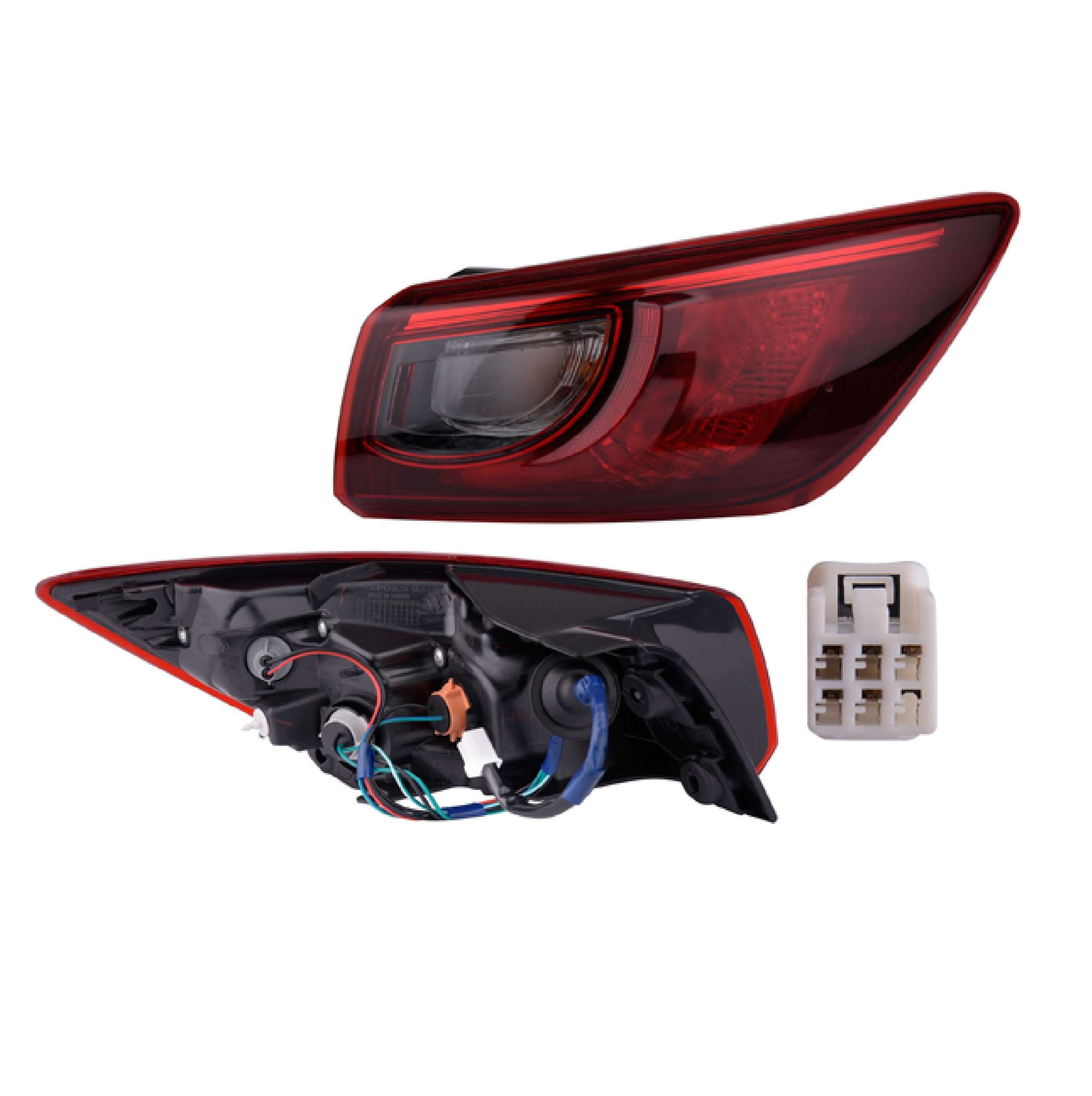 Calavera Exterior Mazda Cx3 2016-2024 Depo Derecha