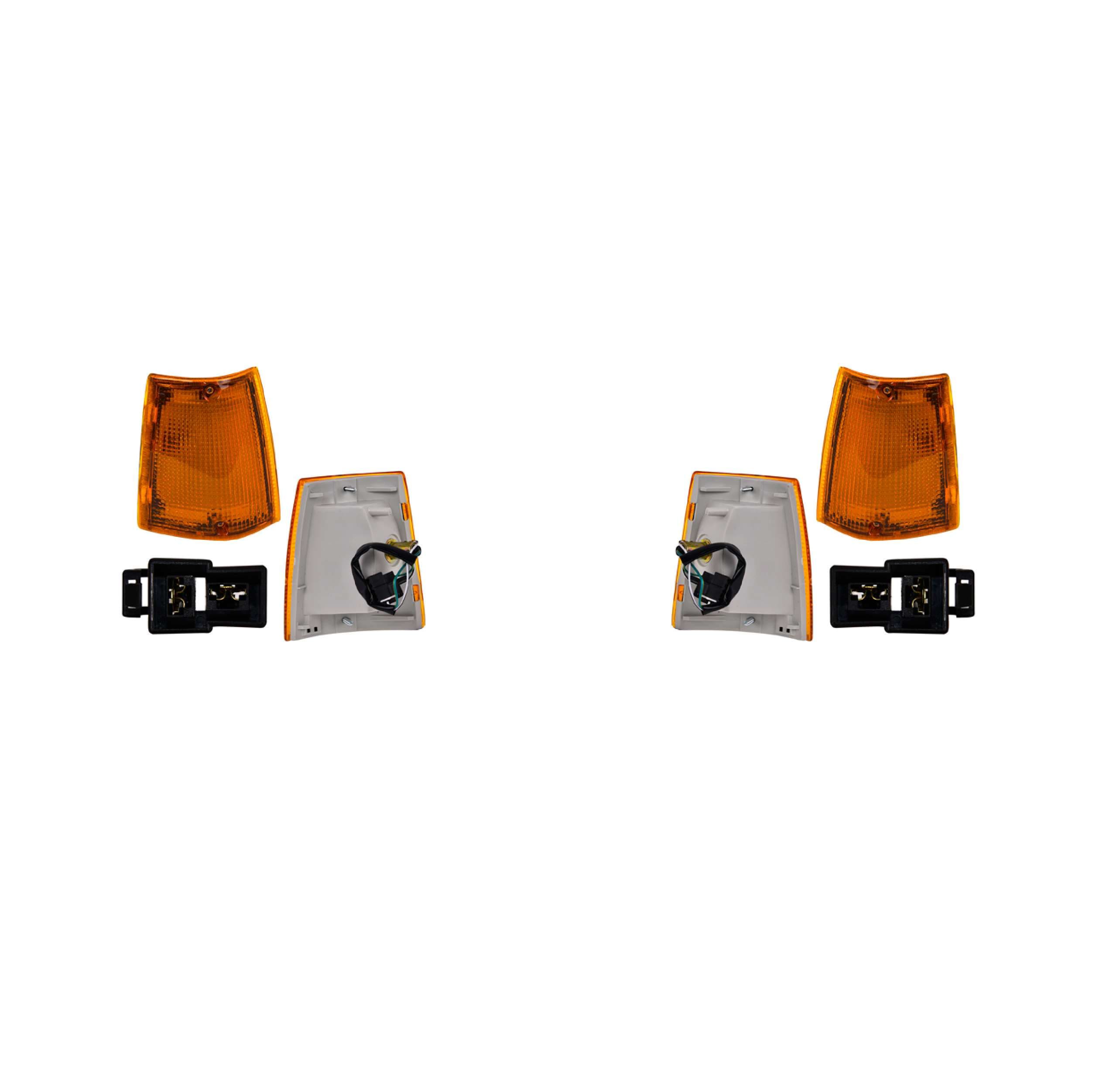 Par Cuartos Punta Mazda Pickup Ambar 1986-1993 Depo