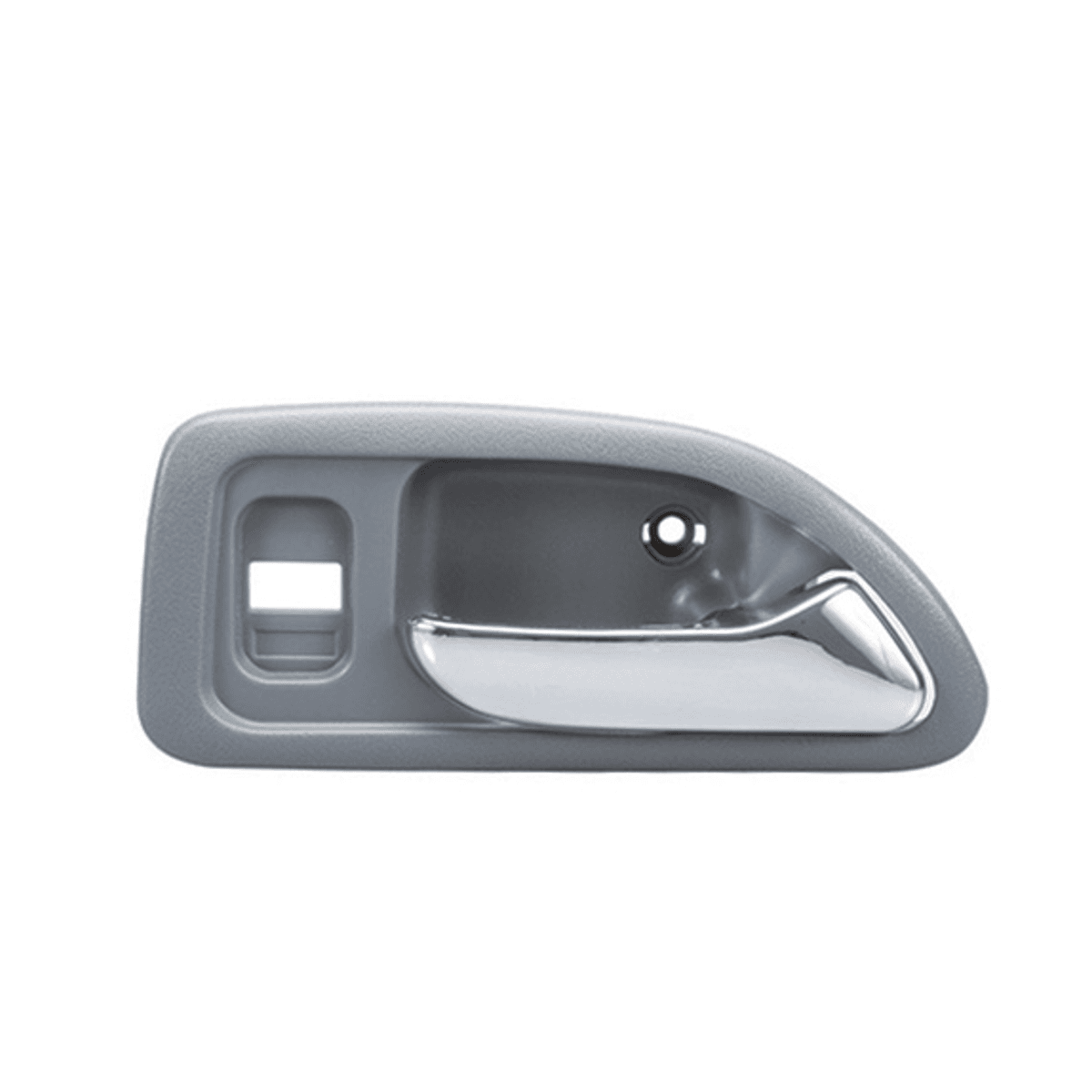 Manija Interior Honda Accord 4P Sedan 1994-1997 Con Hoyo Para Seguro Gris Claro/Cromado Plastico Derecha Delantera Hushan